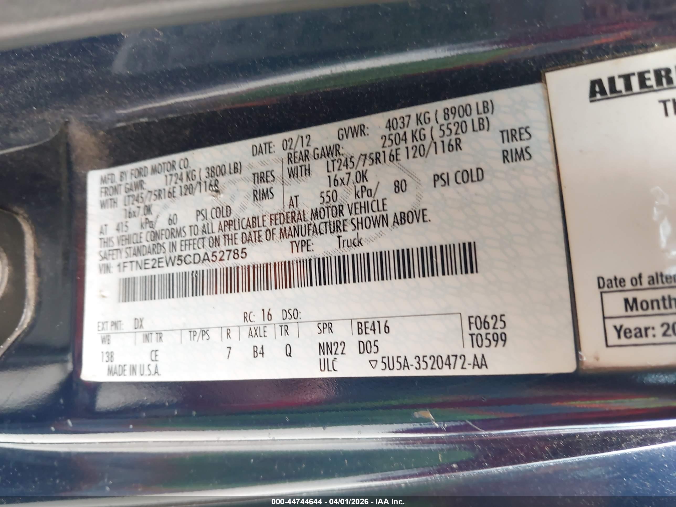FORD E-250 image 9
