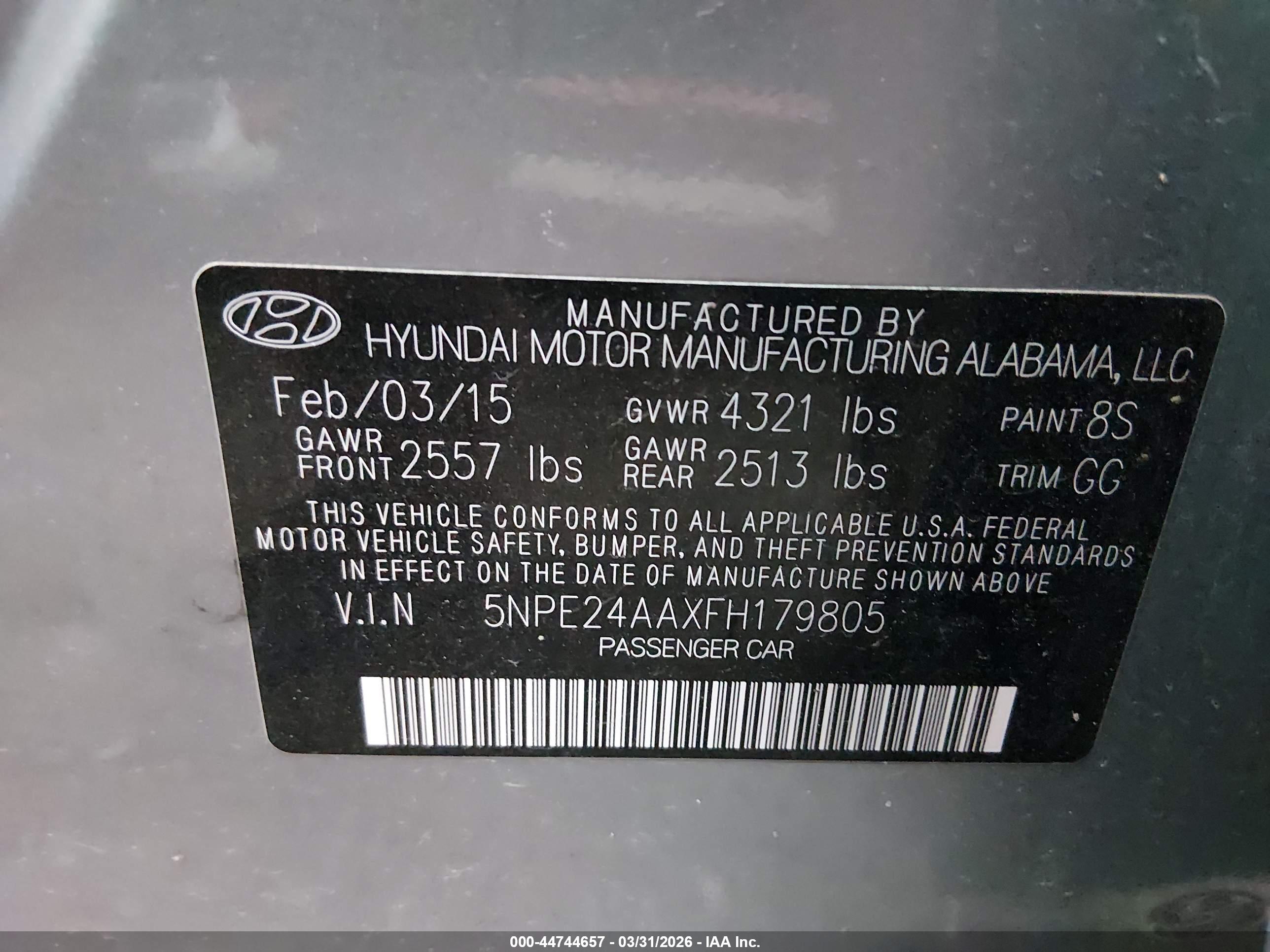 HYUNDAI SONATA image 9