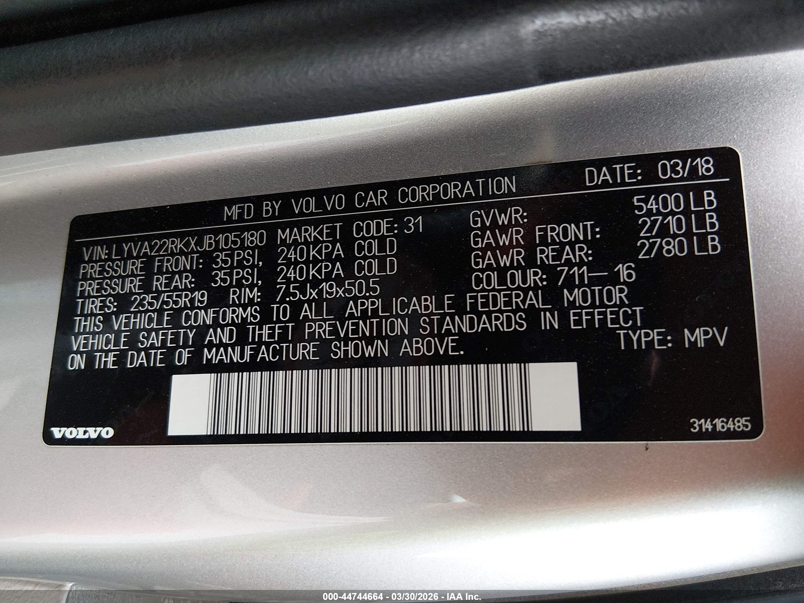 VOLVO XC60 image 9