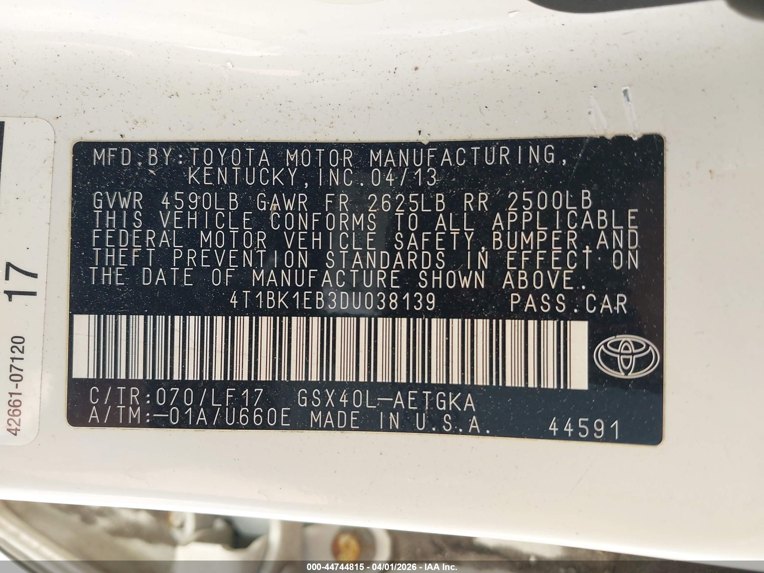 TOYOTA AVALON image 9