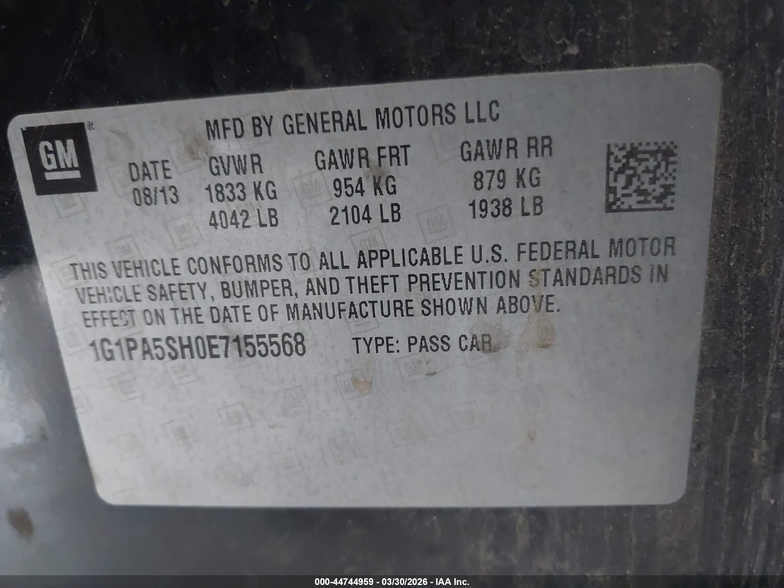 CHEVROLET CRUZE image 9