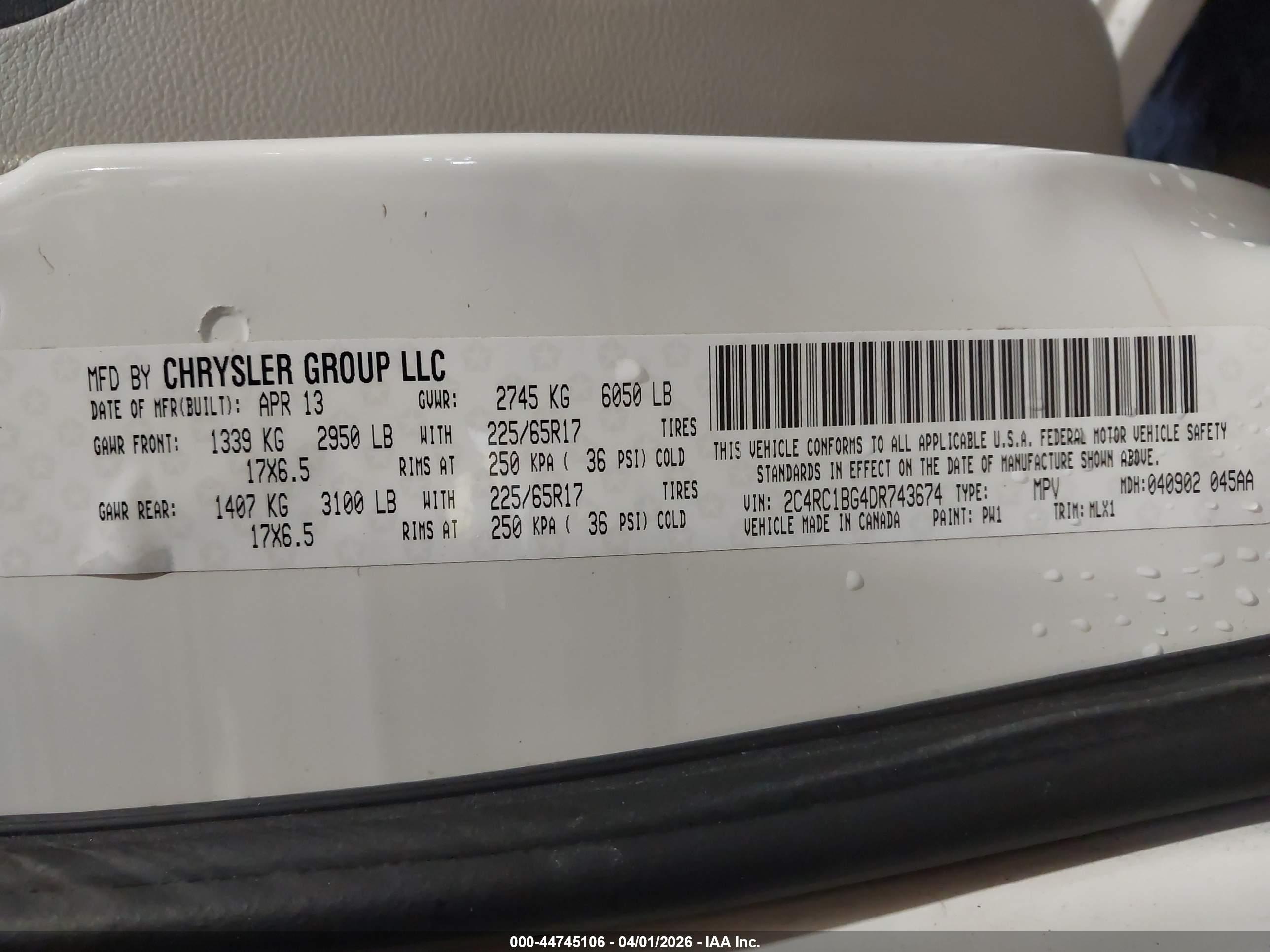 CHRYSLER TOWN image 9