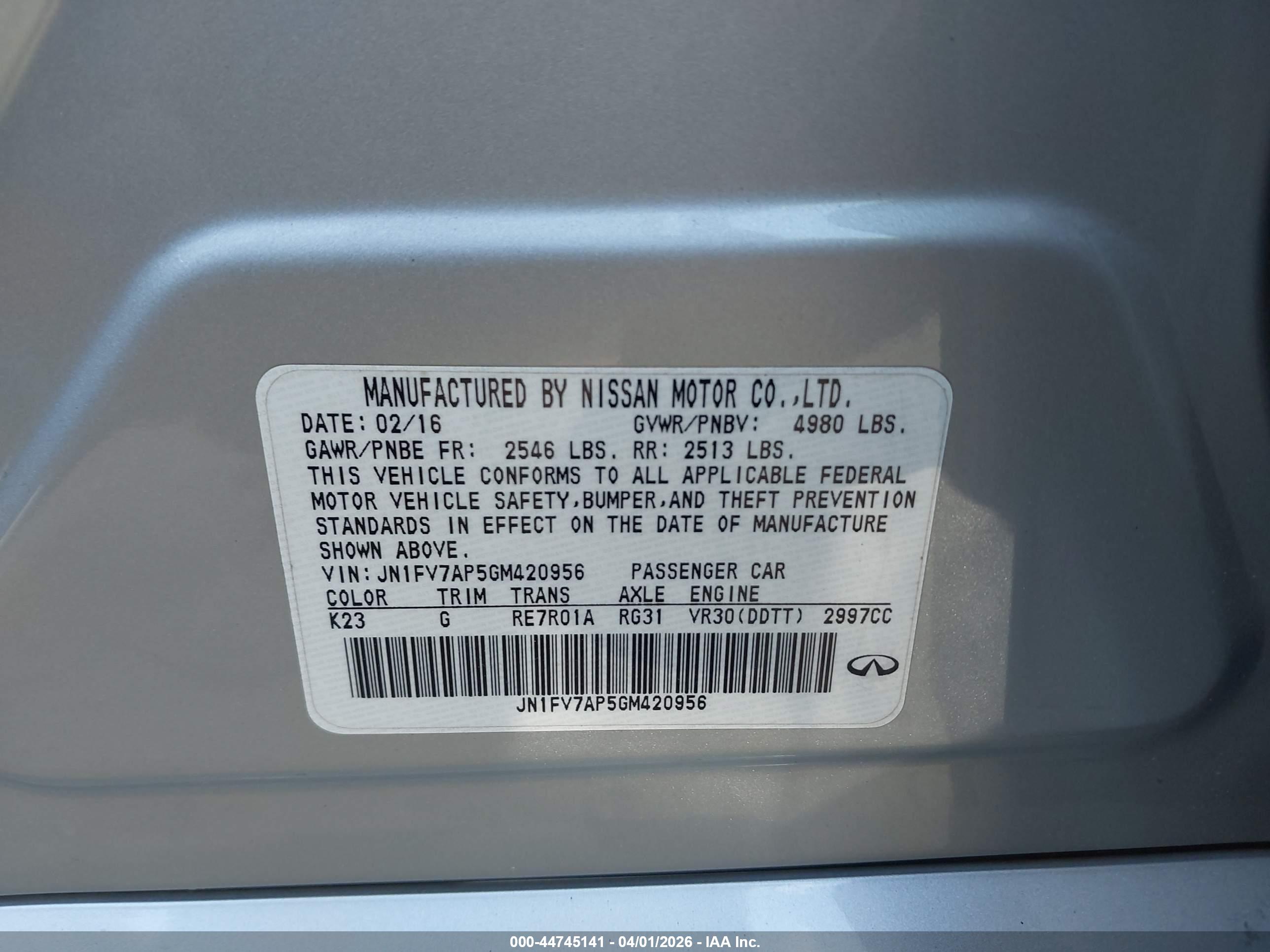 INFINITI Q50 image 9