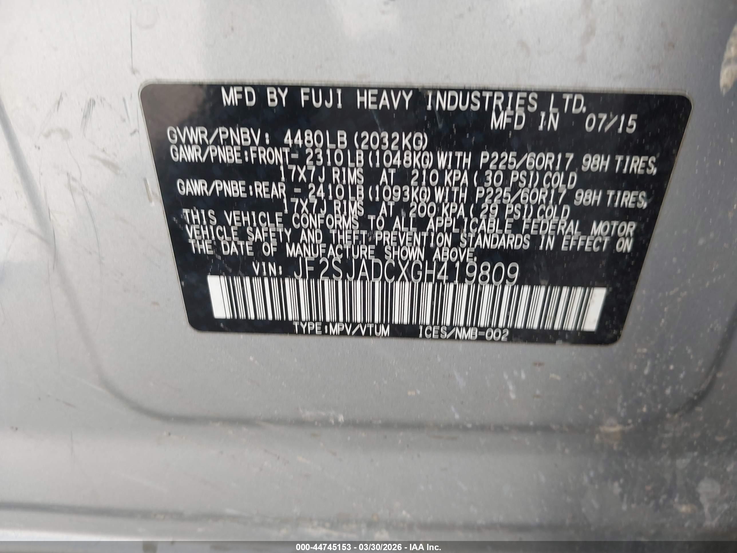 SUBARU FORESTER image 9