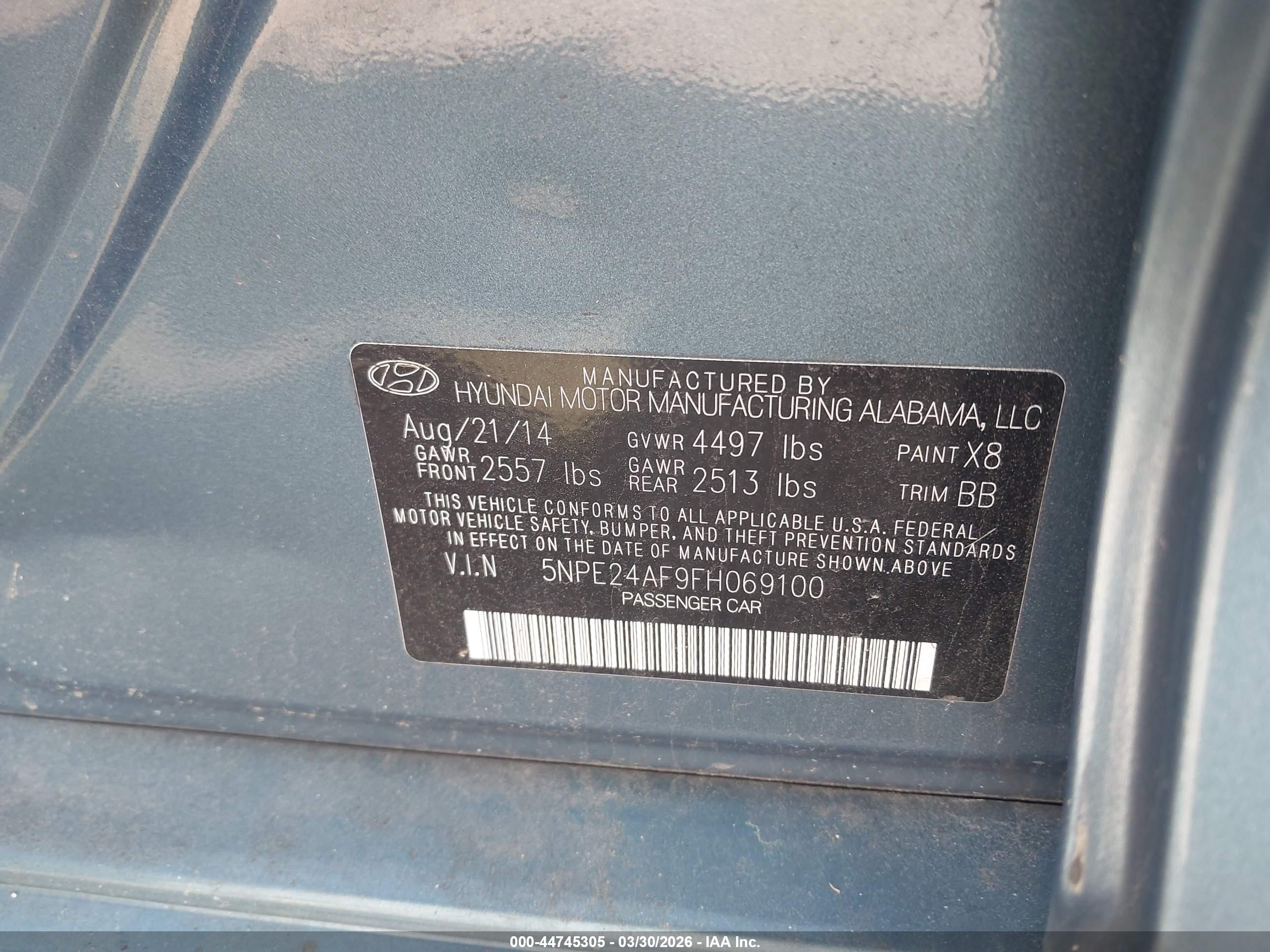 HYUNDAI SONATA image 9