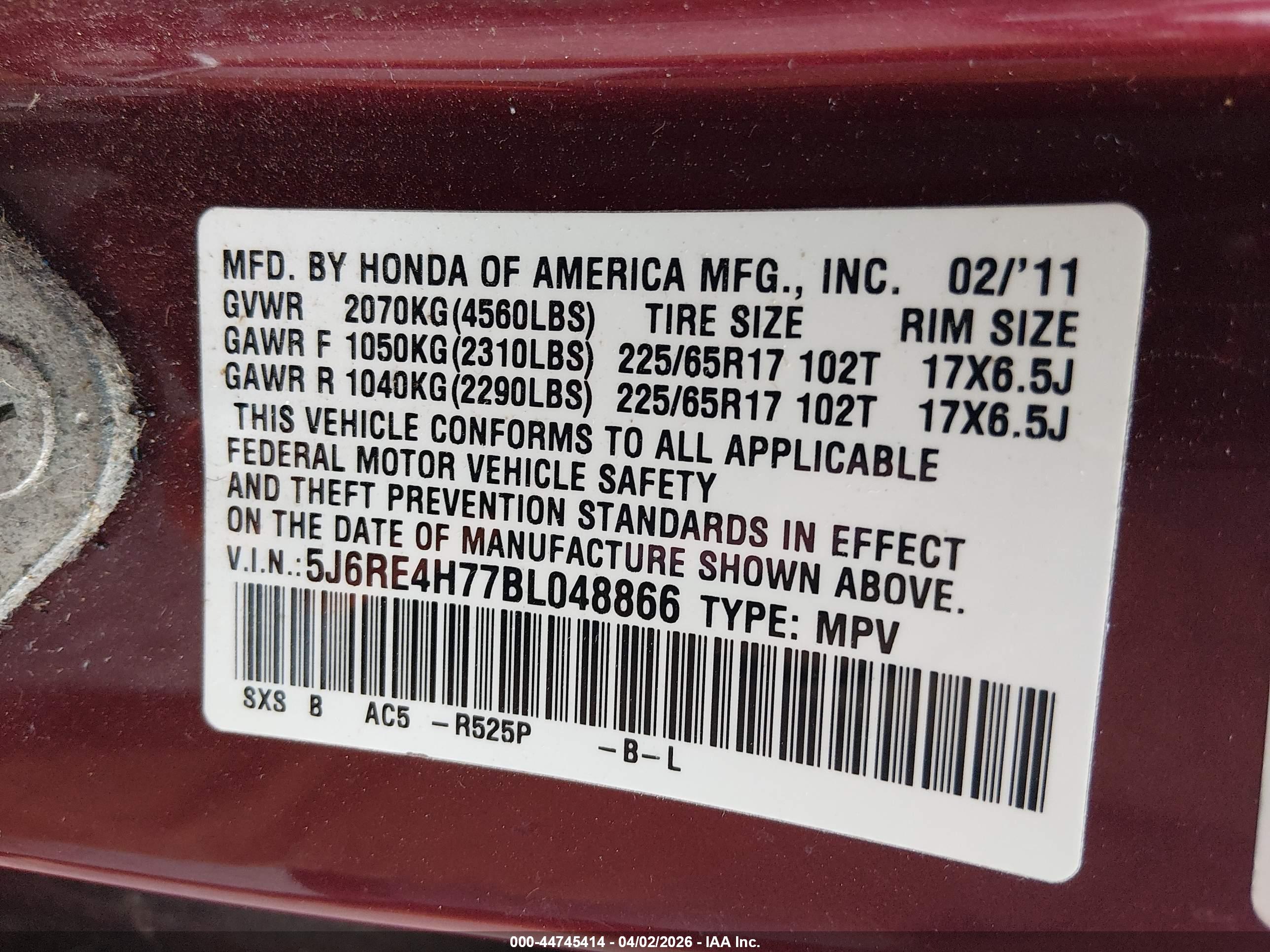 HONDA CR-V image 9