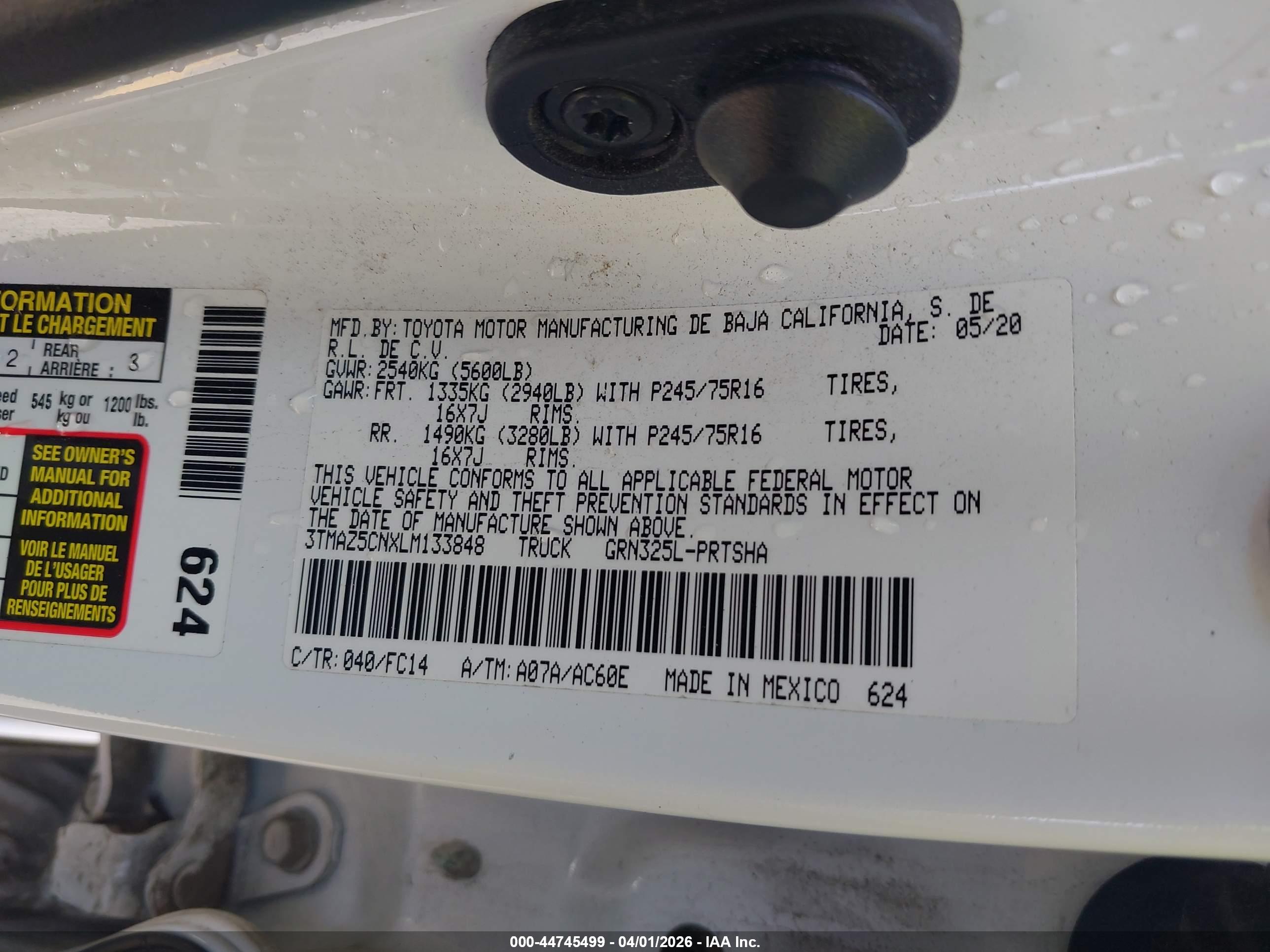 TOYOTA TACOMA image 9