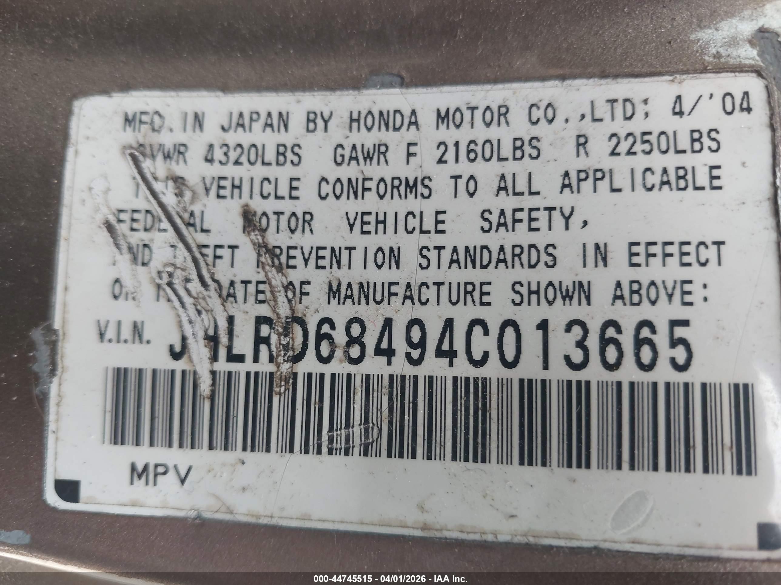 HONDA CR-V image 9