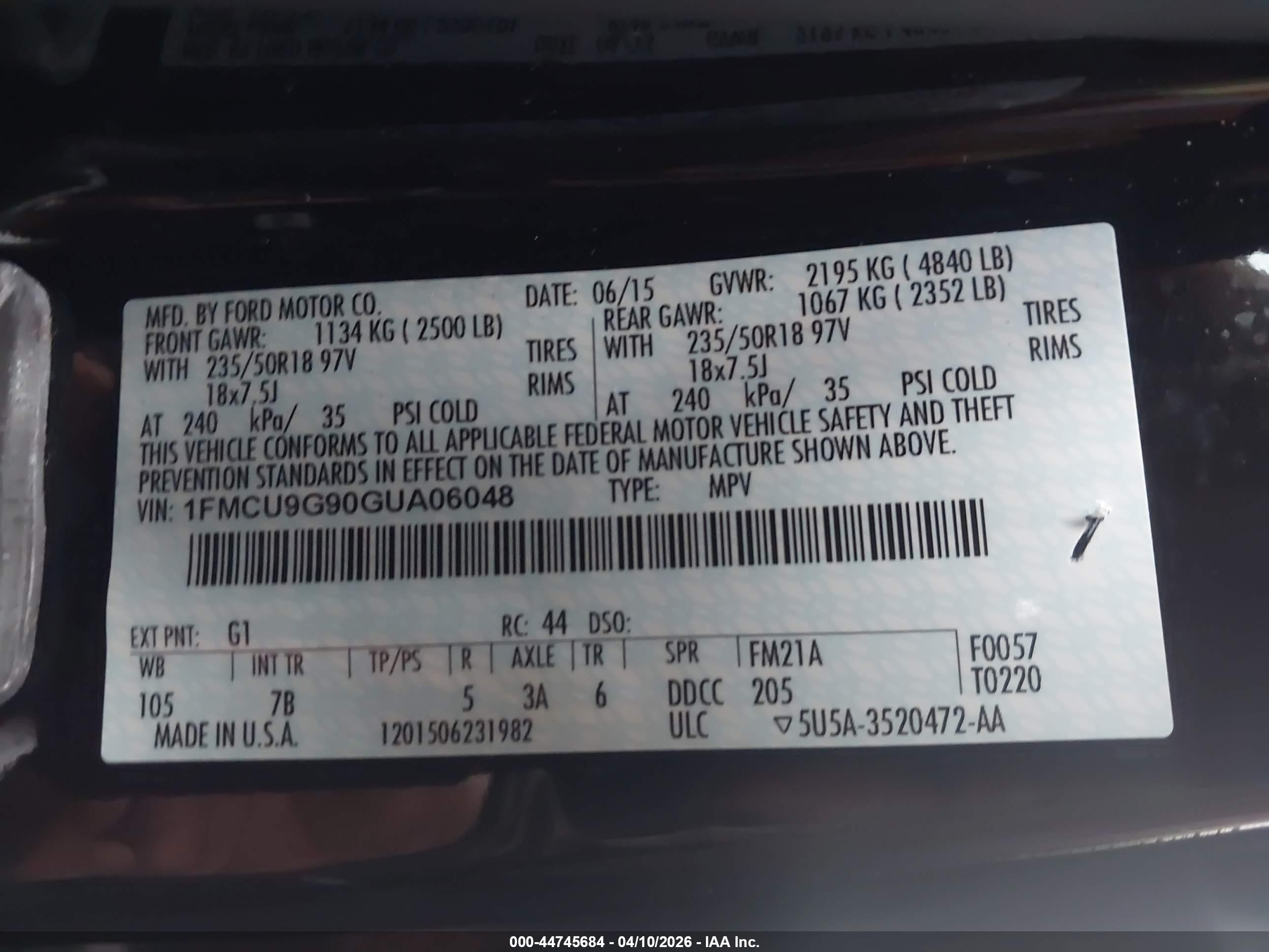 FORD ESCAPE image 9