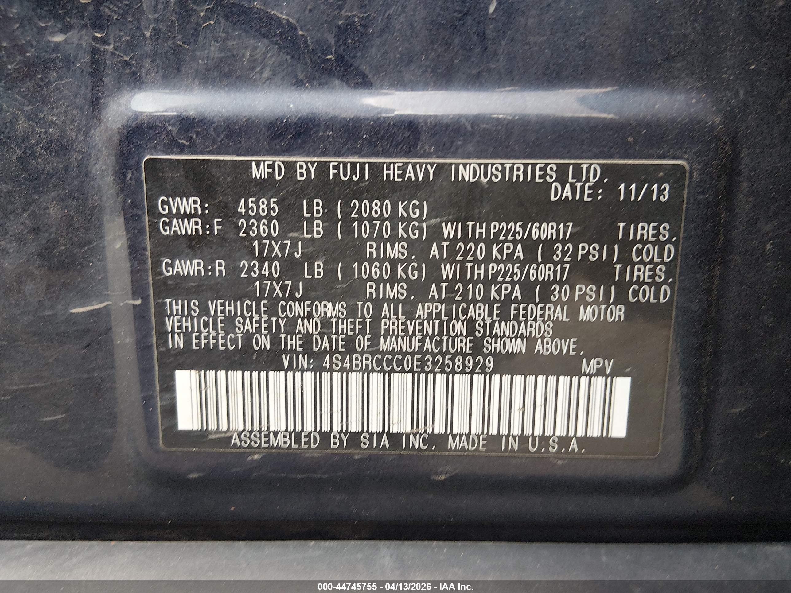 SUBARU OUTBACK image 9