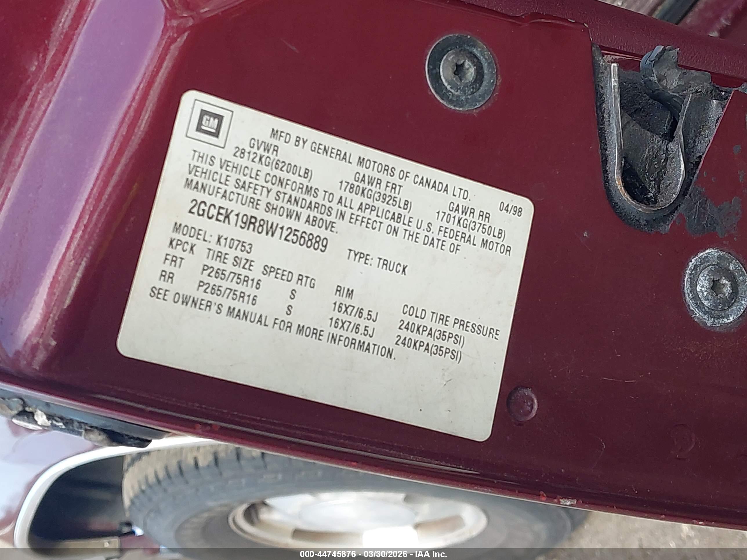 CHEVROLET K1500 image 9