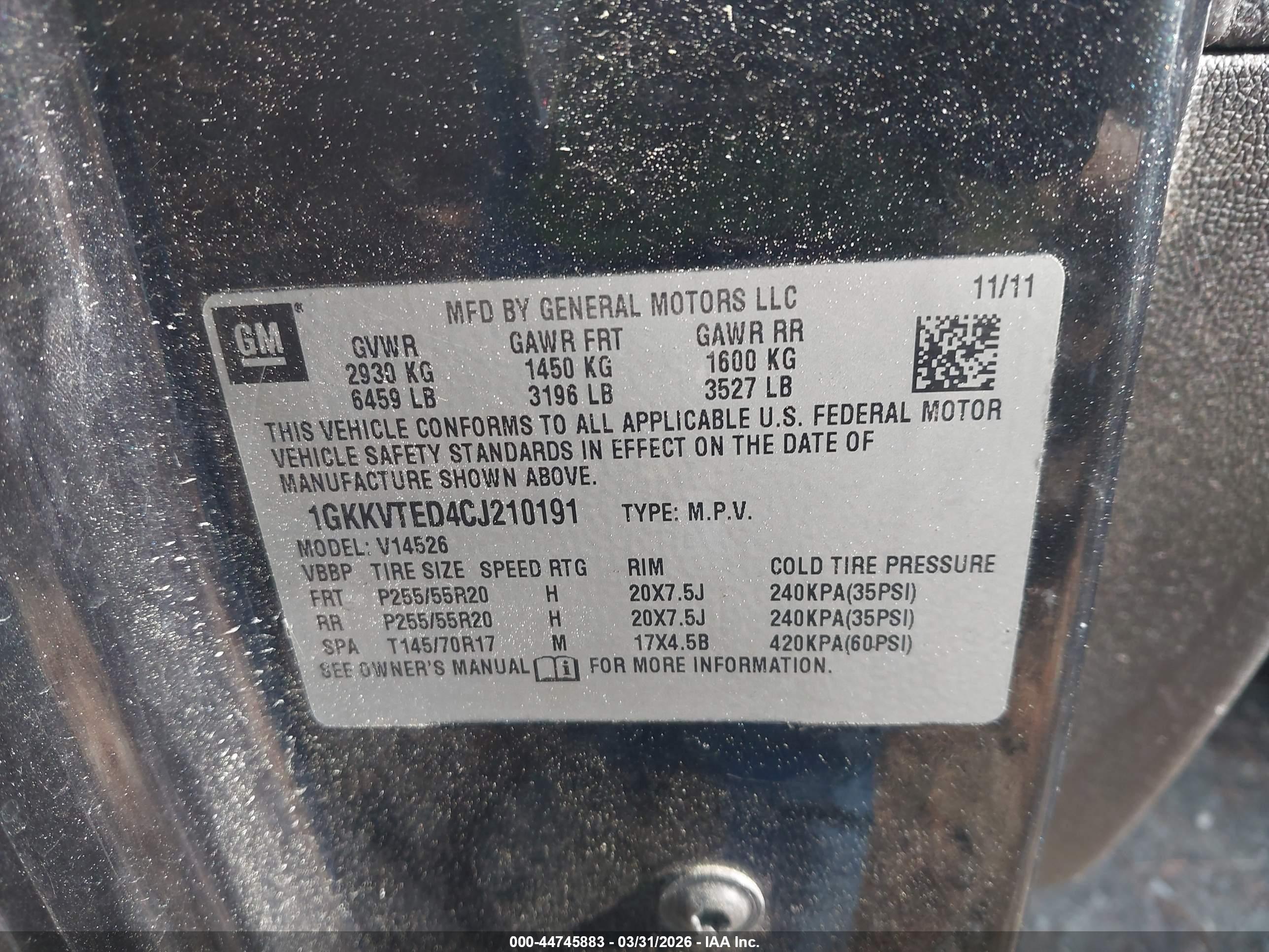 GMC ACADIA image 9