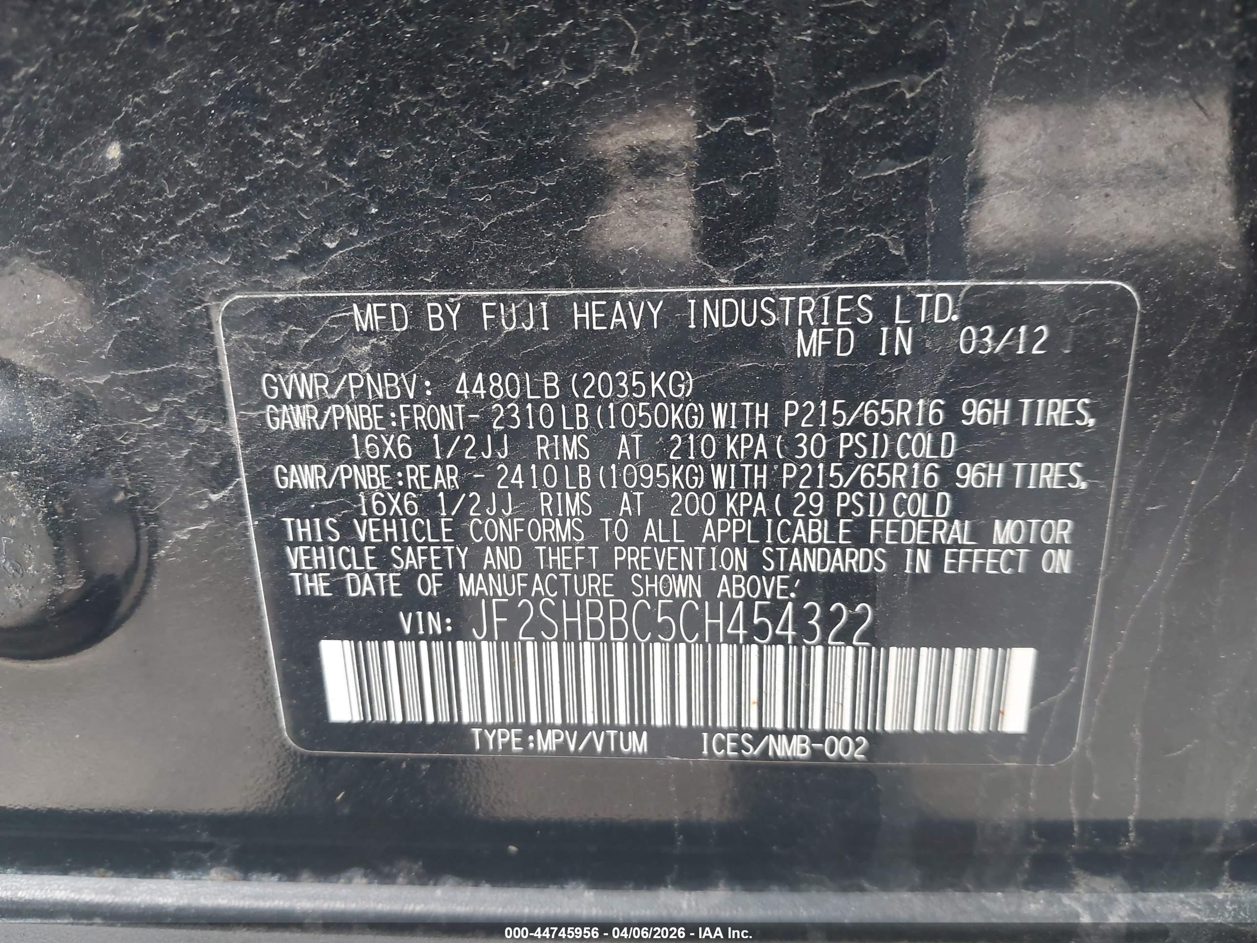 SUBARU FORESTER image 9