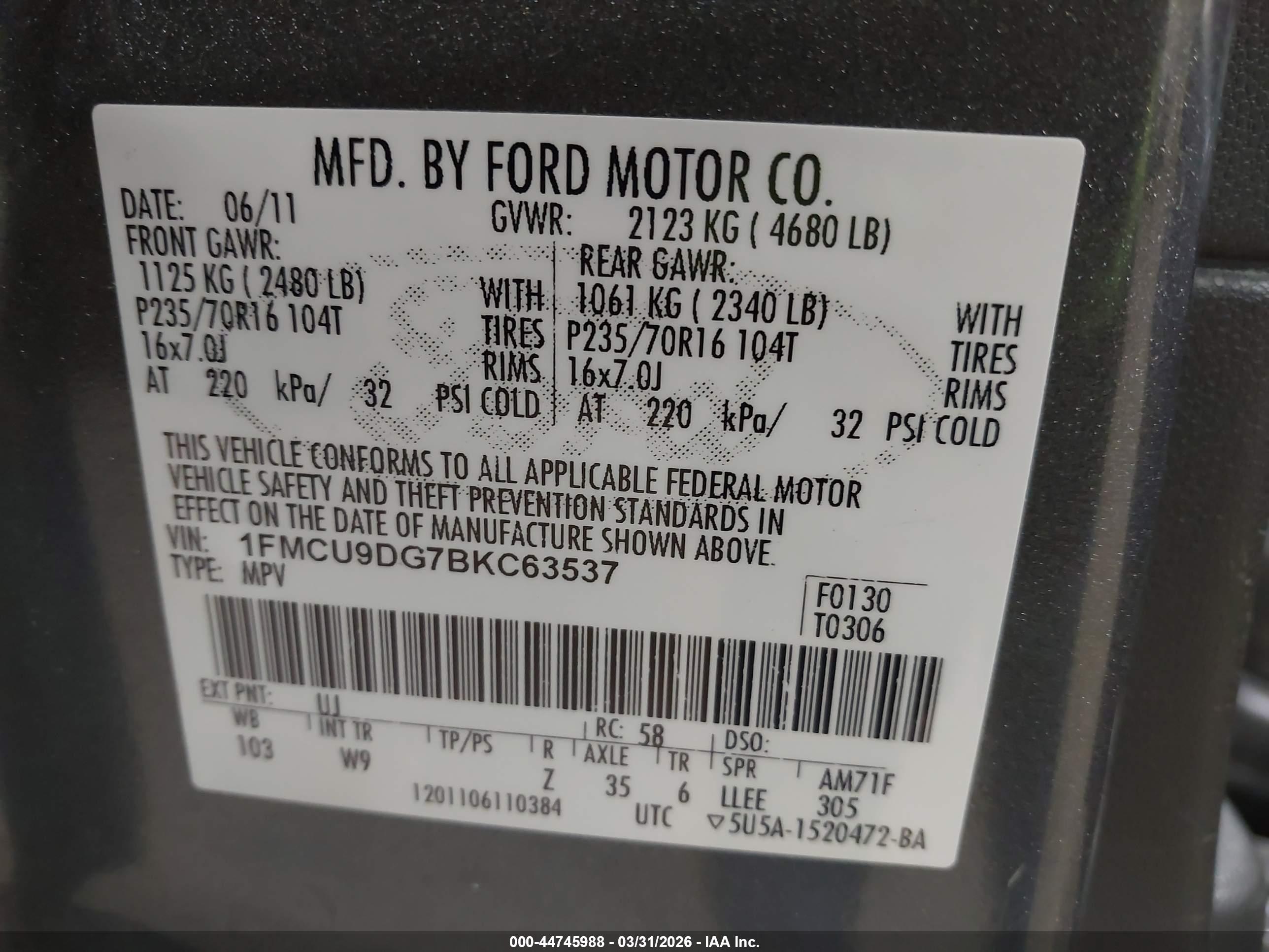 FORD ESCAPE image 9