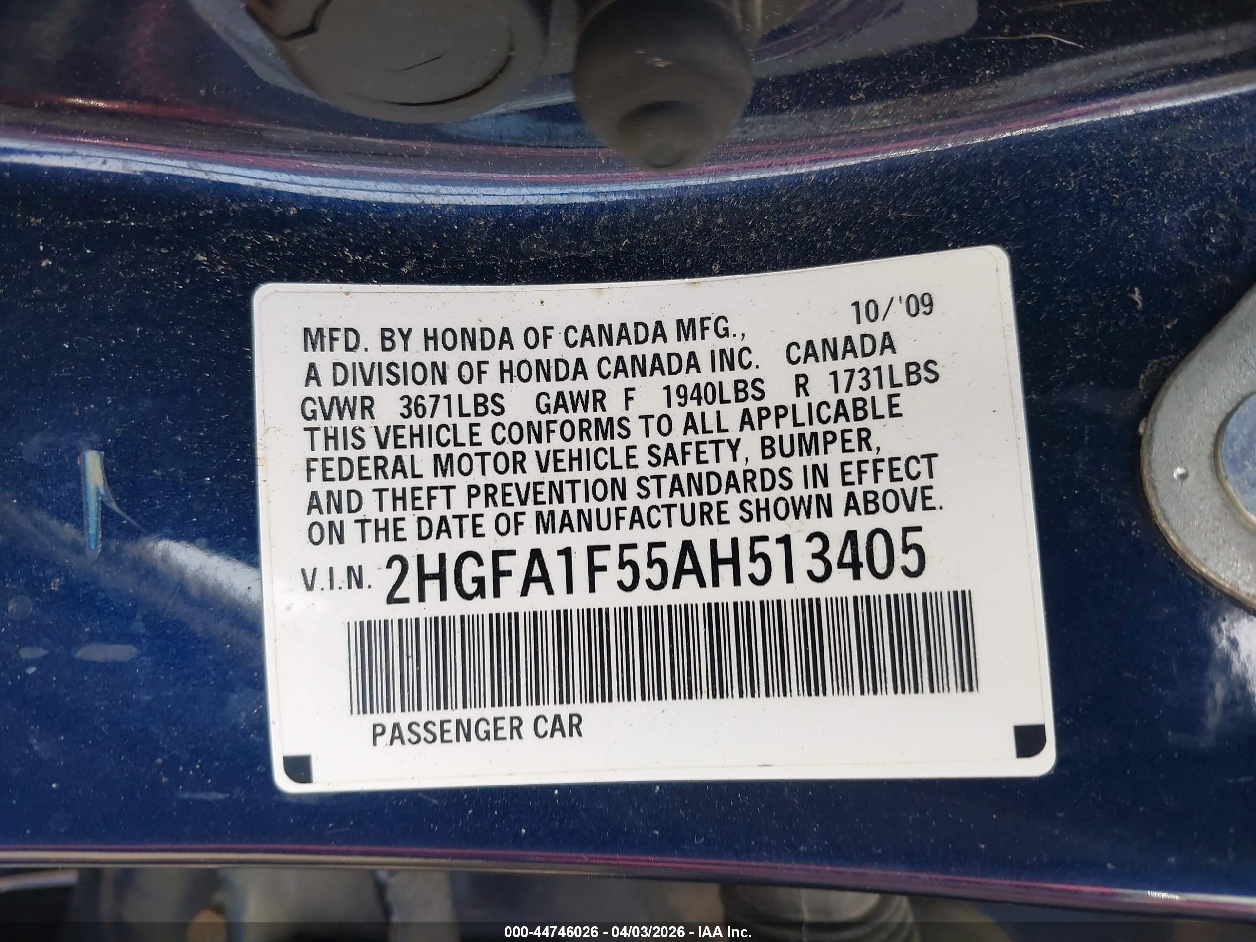 HONDA CIVIC image 9