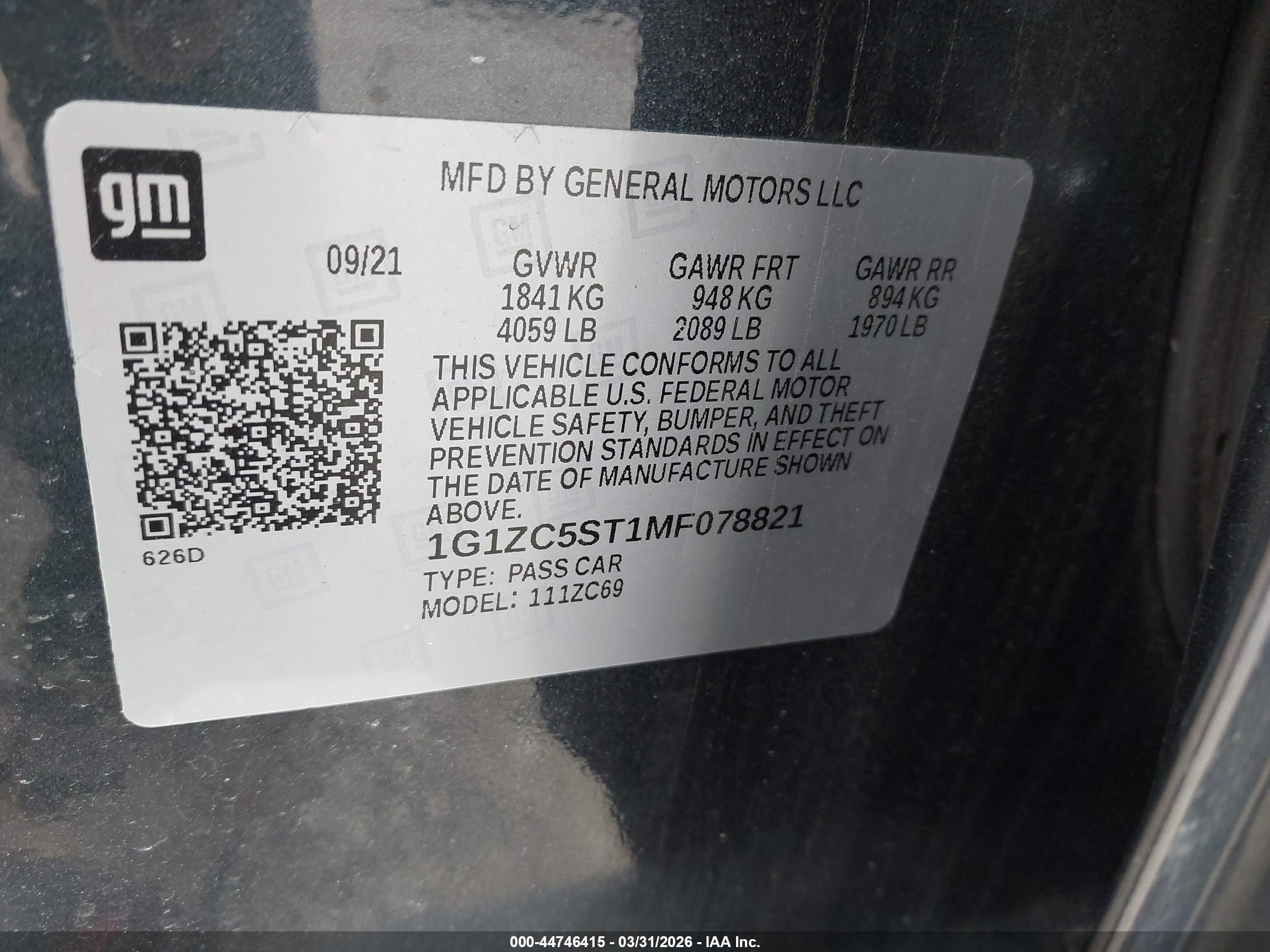 CHEVROLET MALIBU image 9