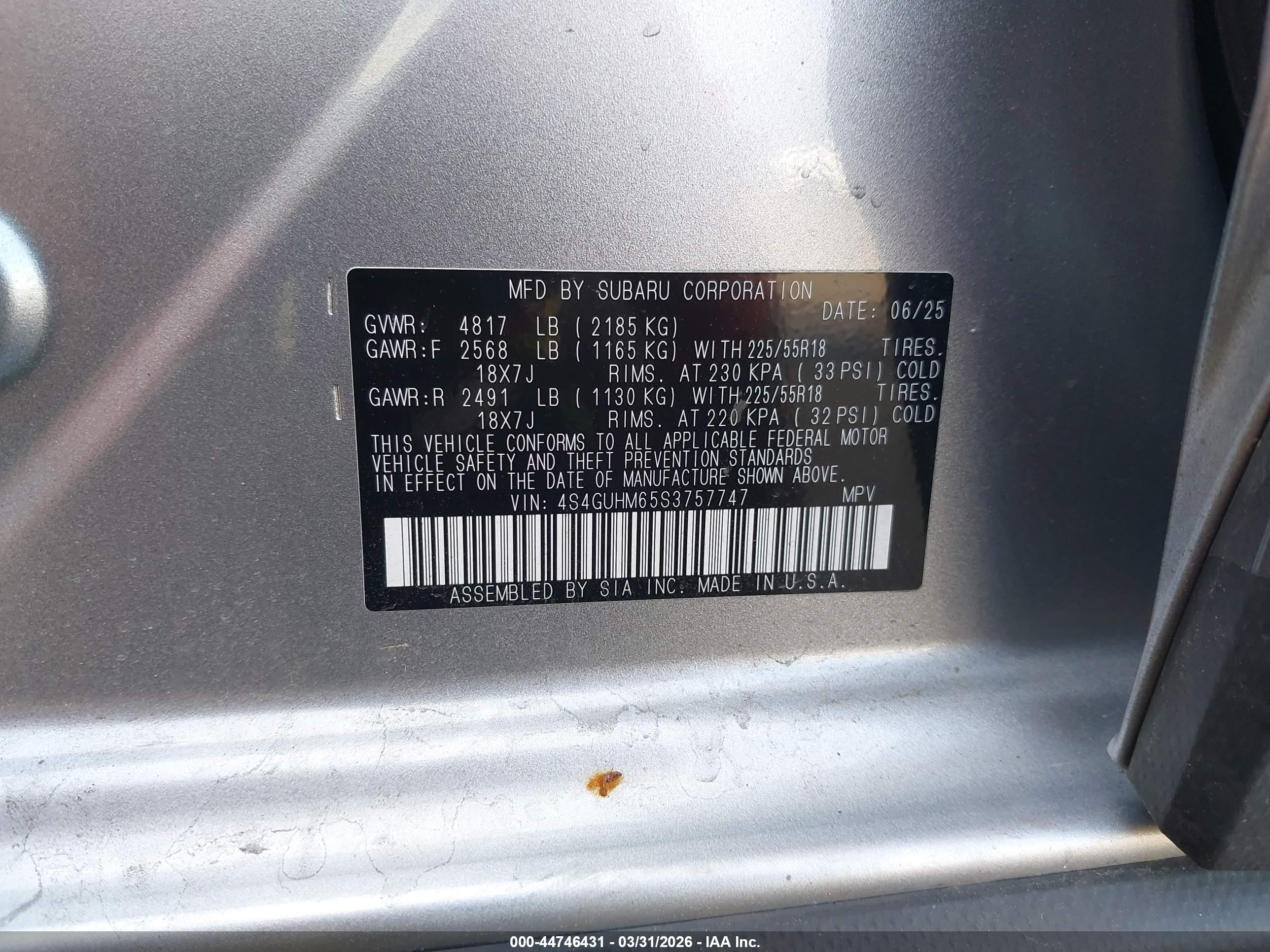 SUBARU CROSSTREK image 9