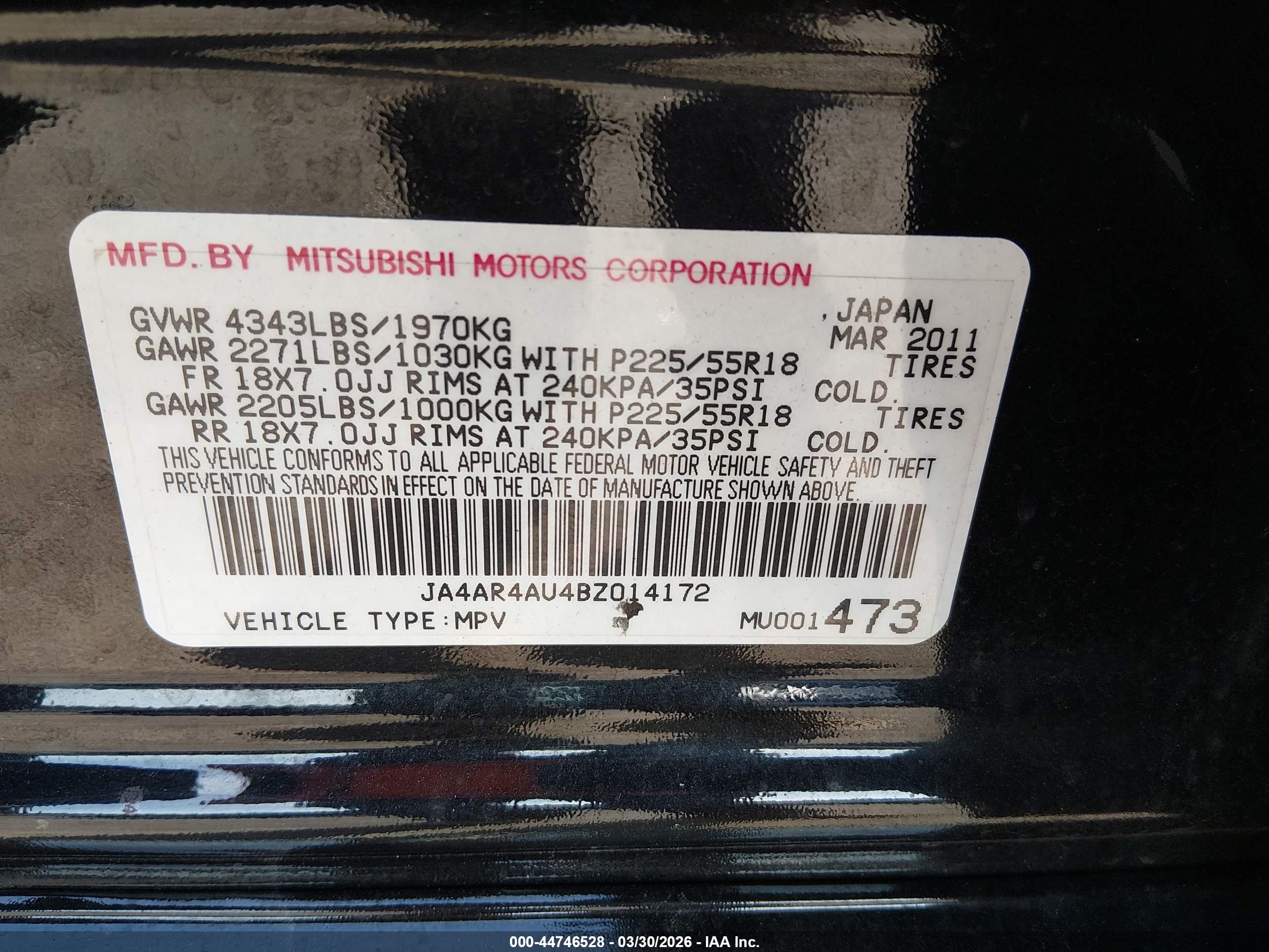MITSUBISHI OUTLANDER image 9
