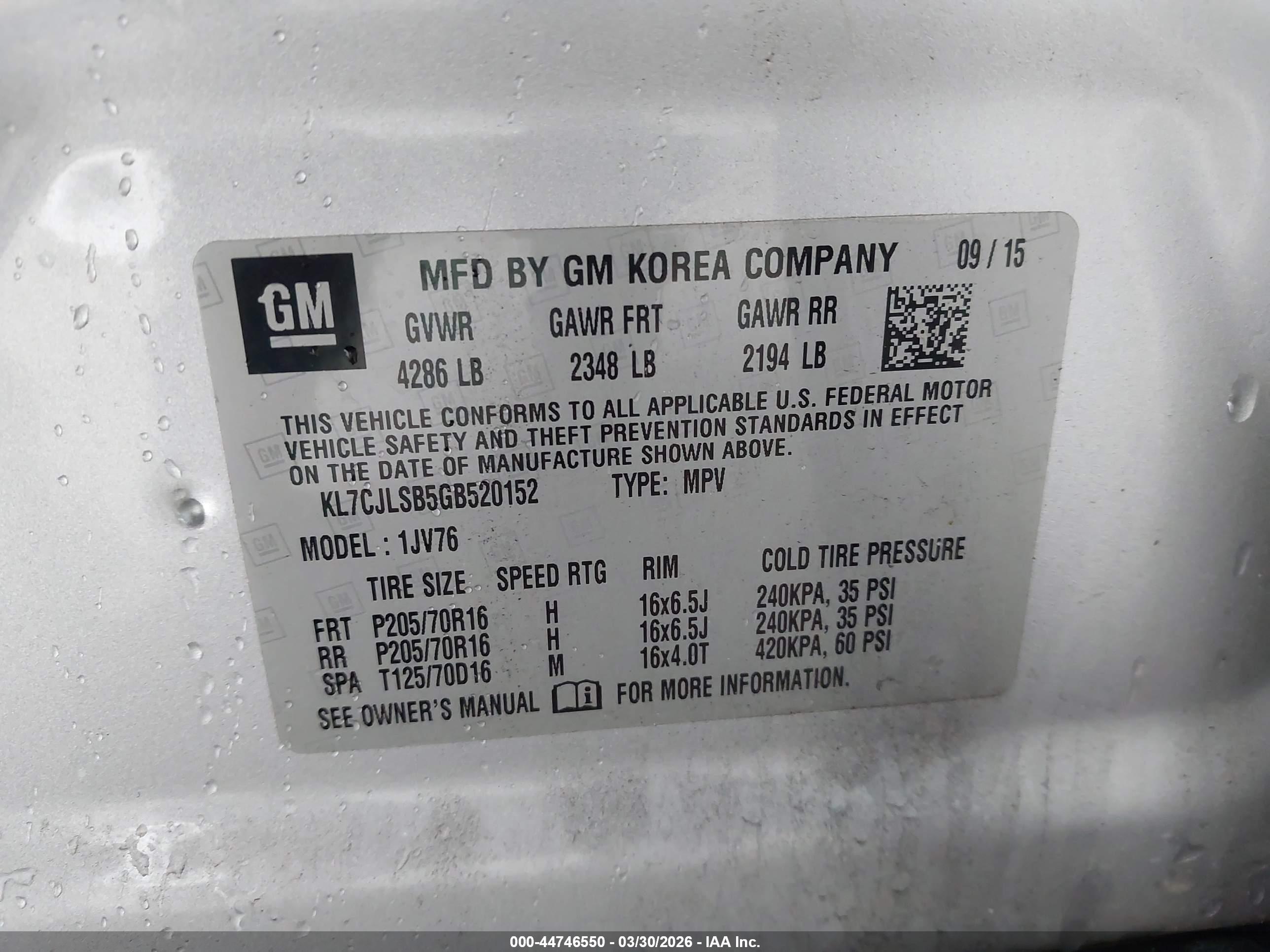 CHEVROLET TRAX image 9