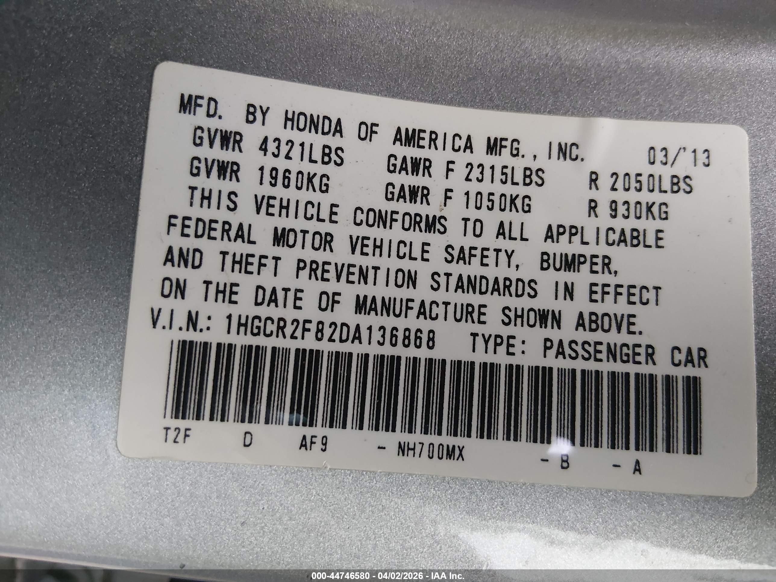 HONDA ACCORD image 9