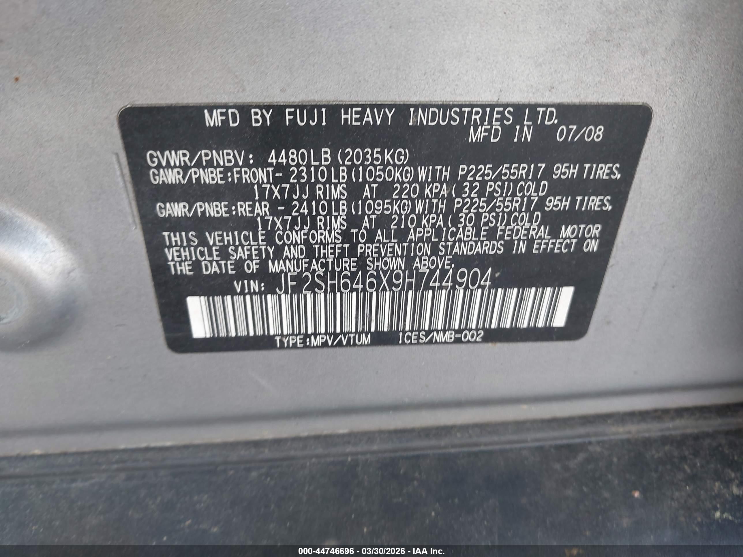 SUBARU FORESTER image 9