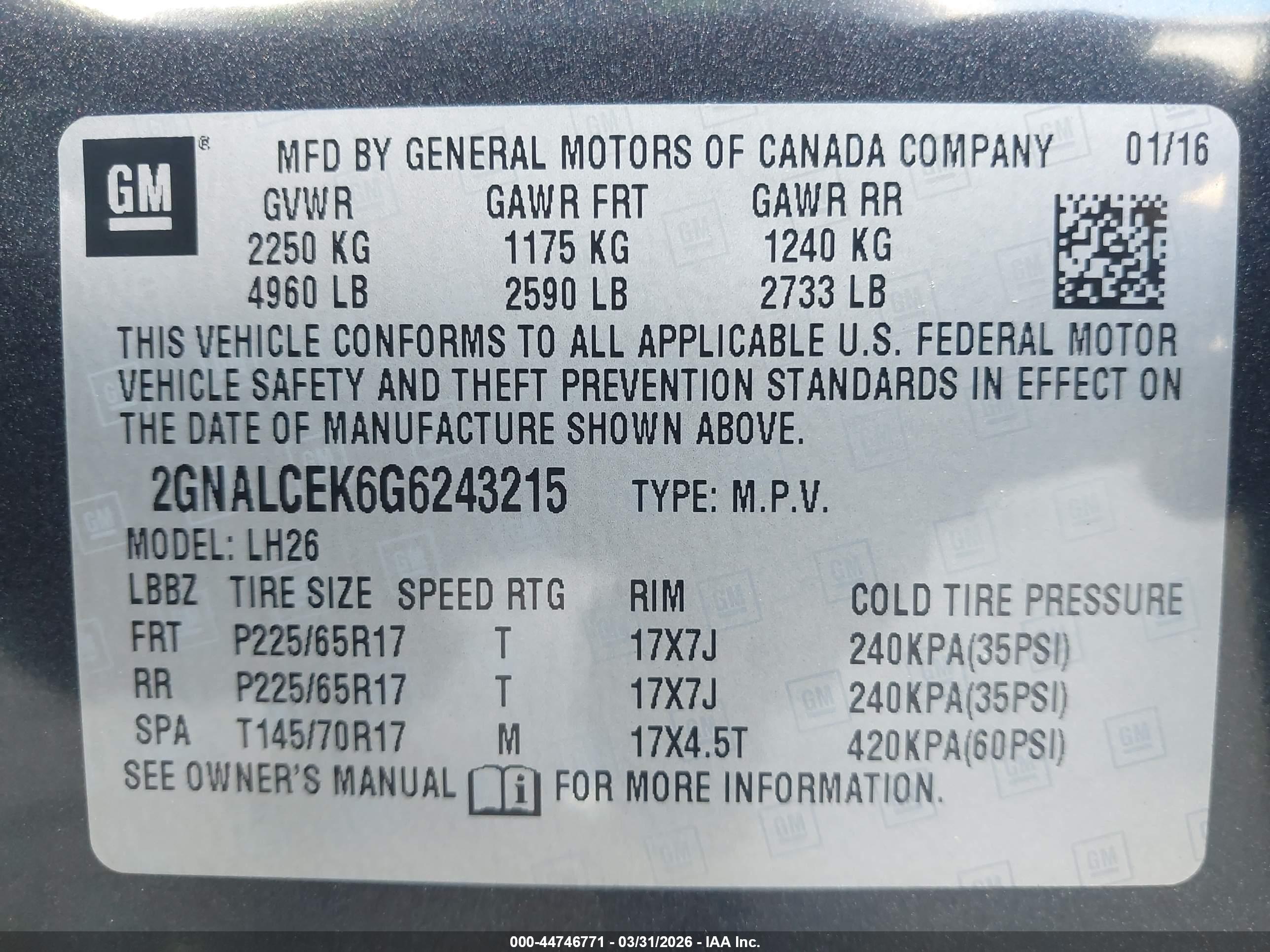 CHEVROLET EQUINOX image 9