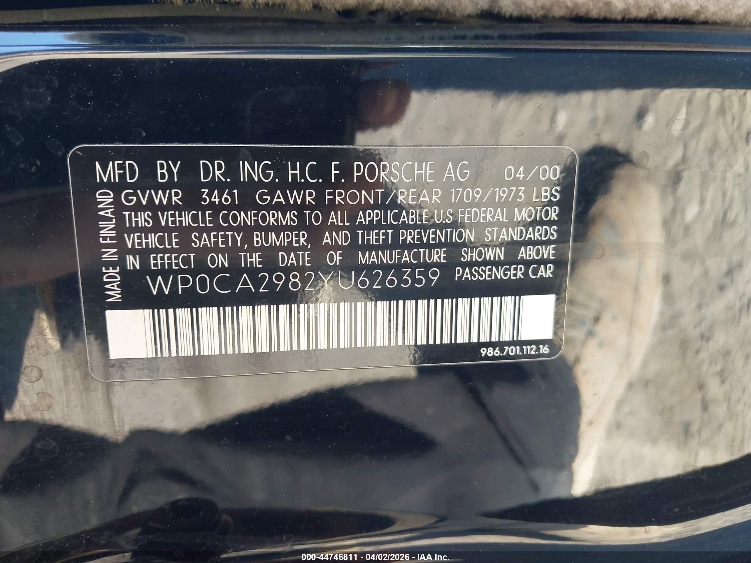 PORSCHE BOXSTER image 9