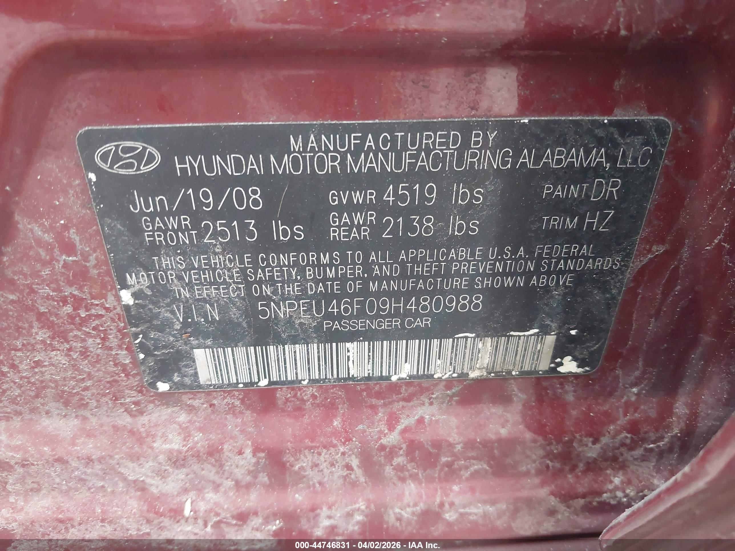 HYUNDAI SONATA image 9