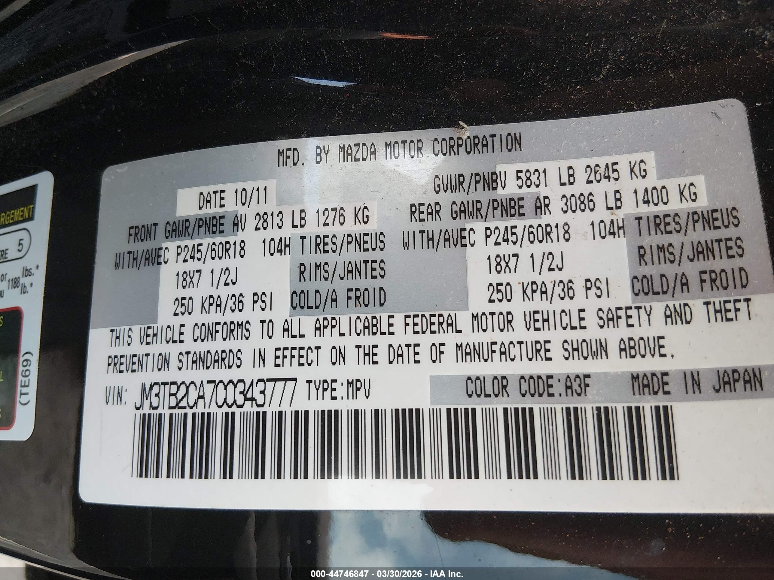 MAZDA CX-9 image 9