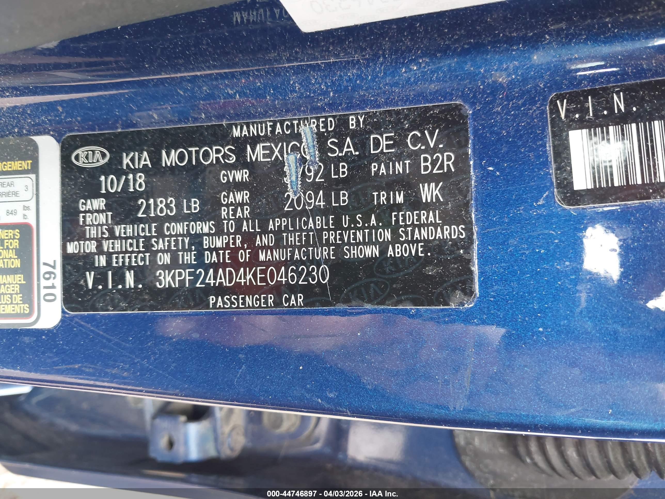 KIA FORTE image 9