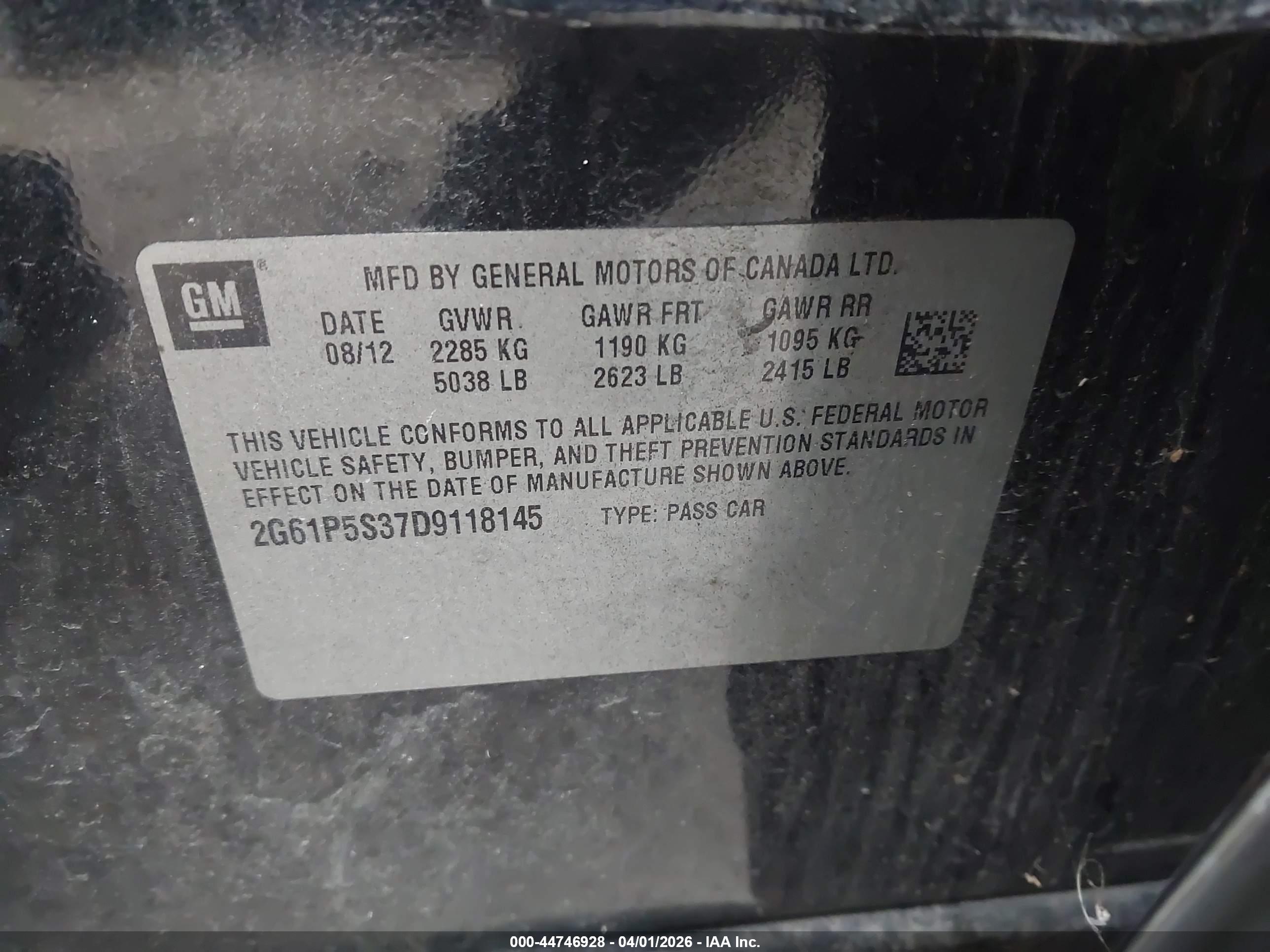 CADILLAC XTS image 9