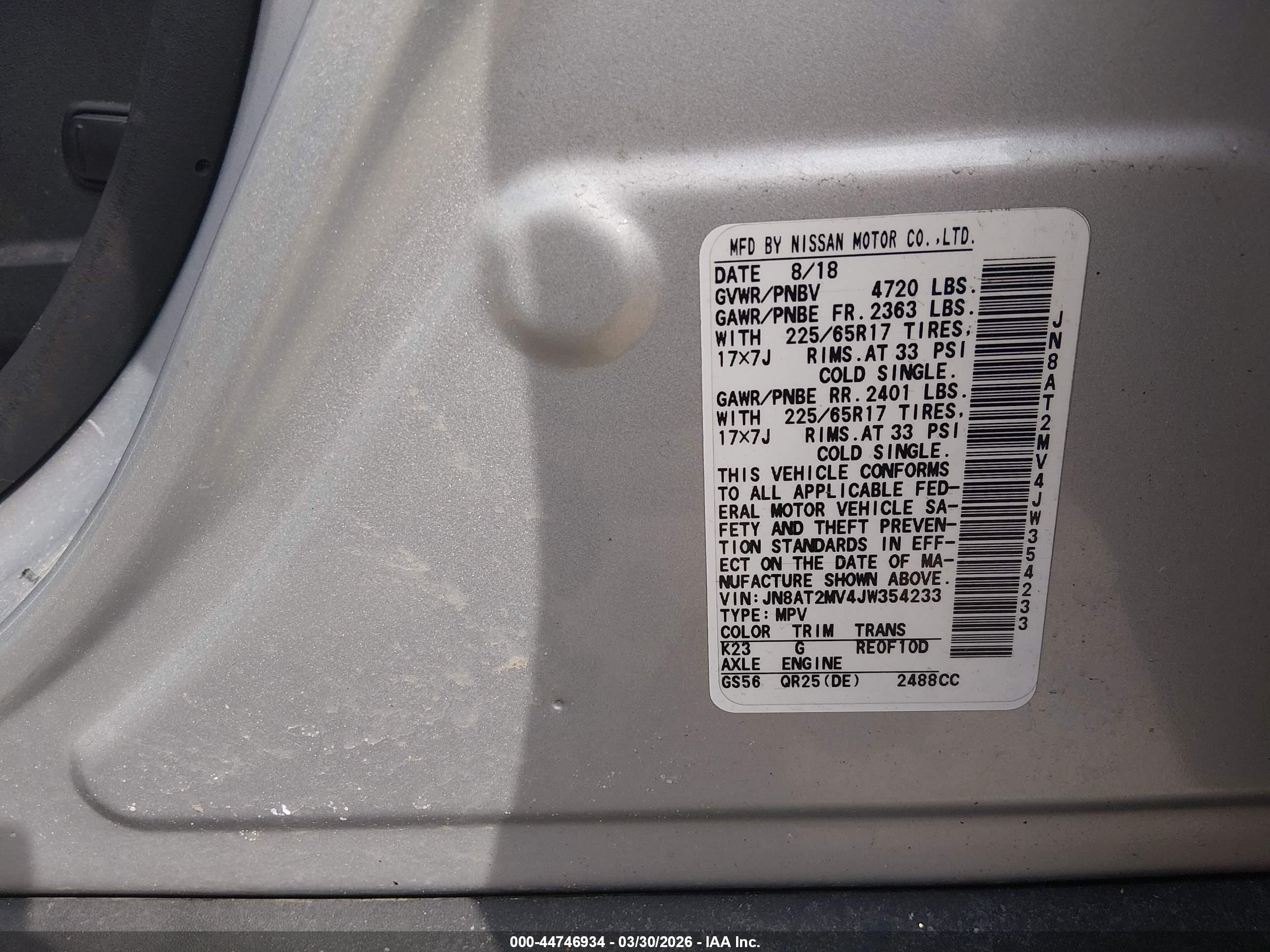 NISSAN ROGUE image 9