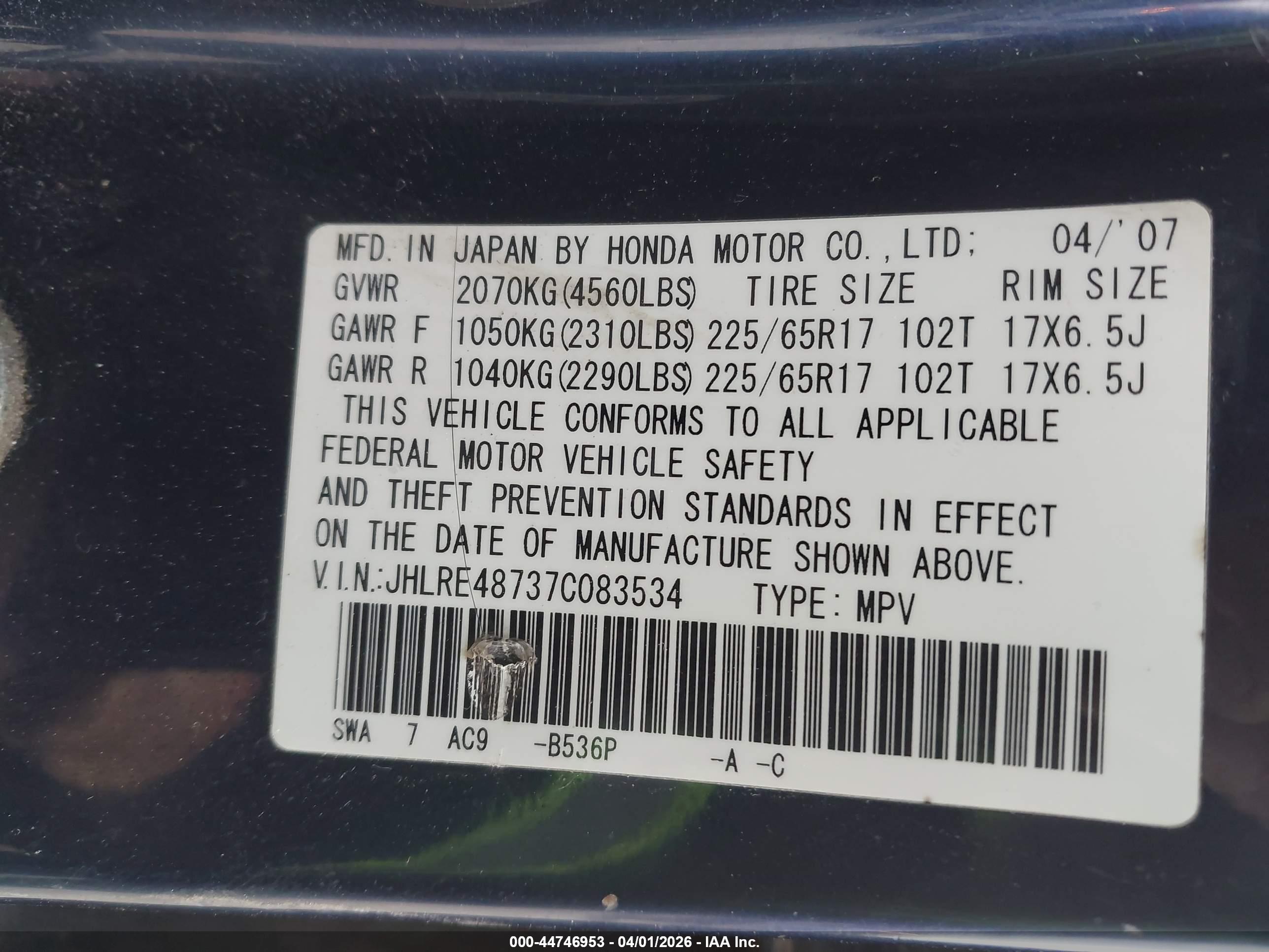 HONDA CR-V image 9