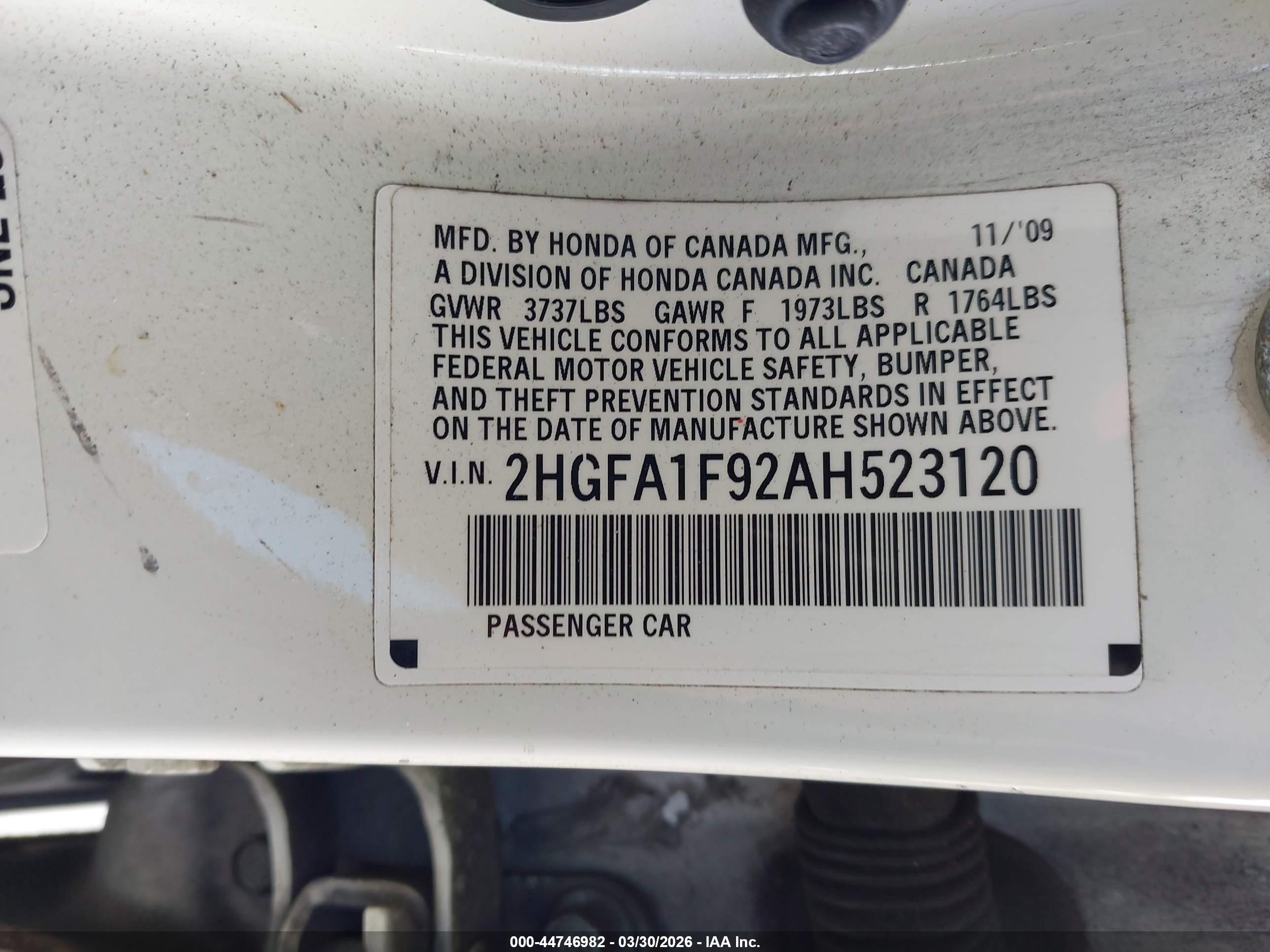 HONDA CIVIC image 9