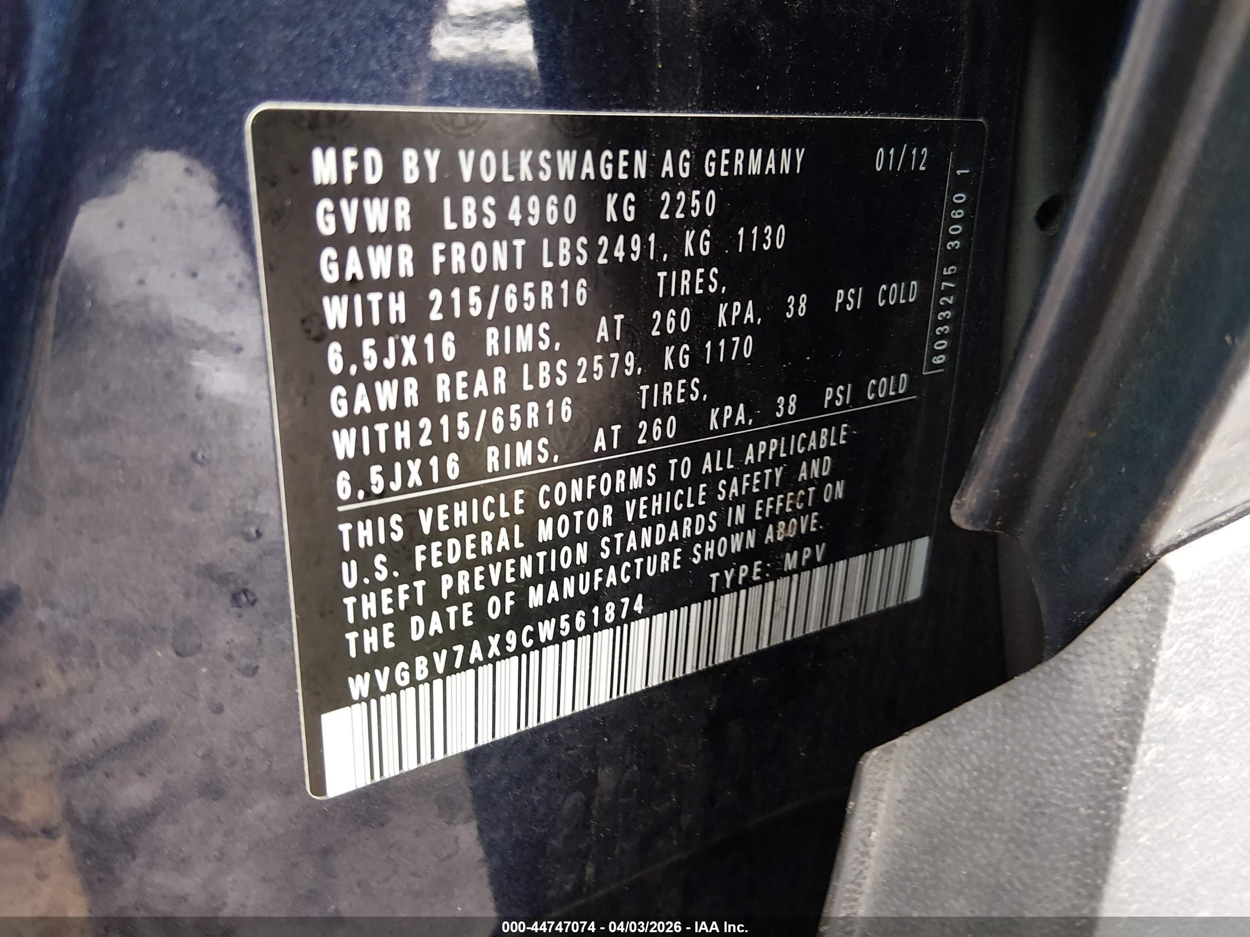 VOLKSWAGEN TIGUAN image 9