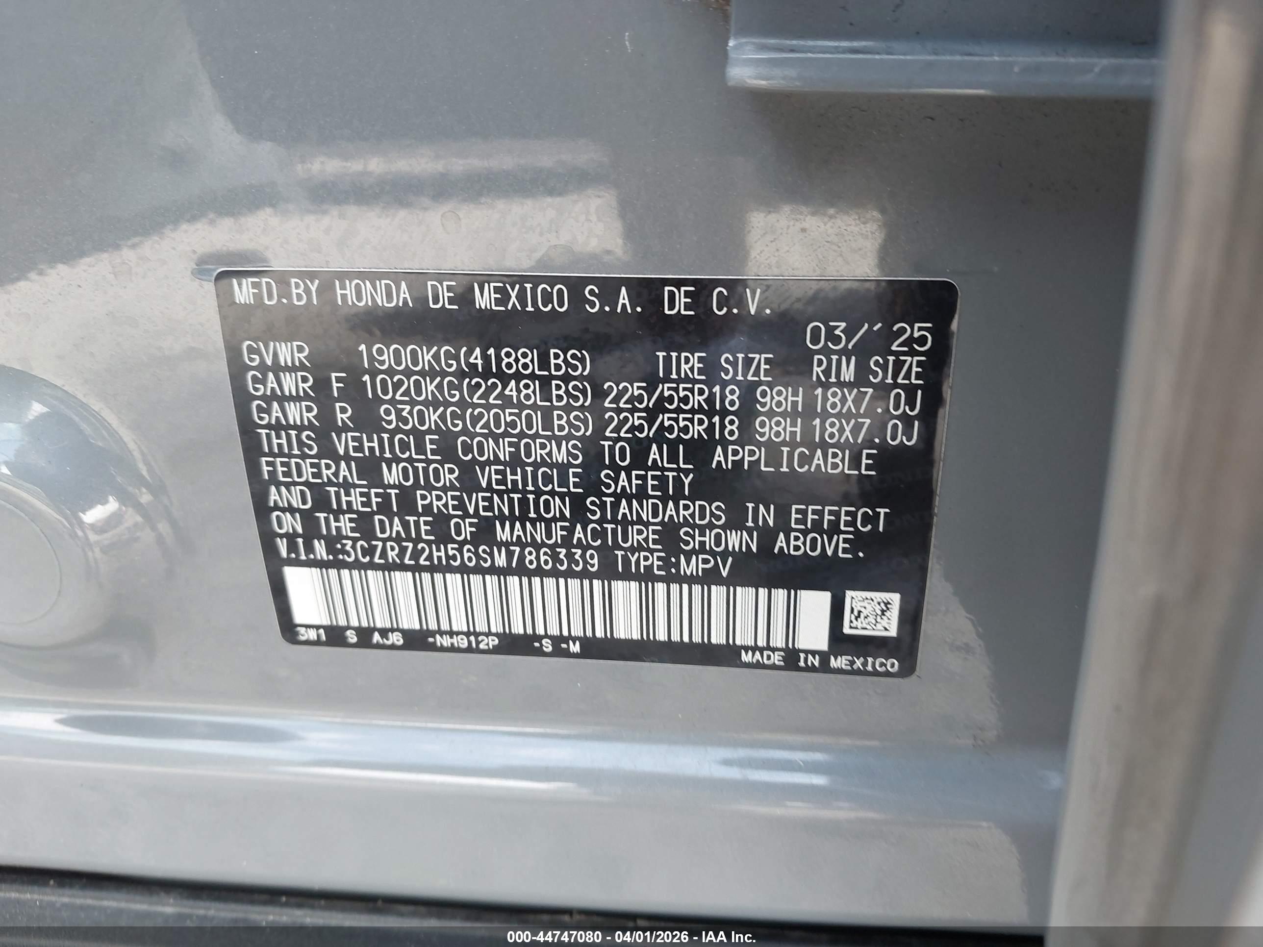 HONDA HR-V image 9