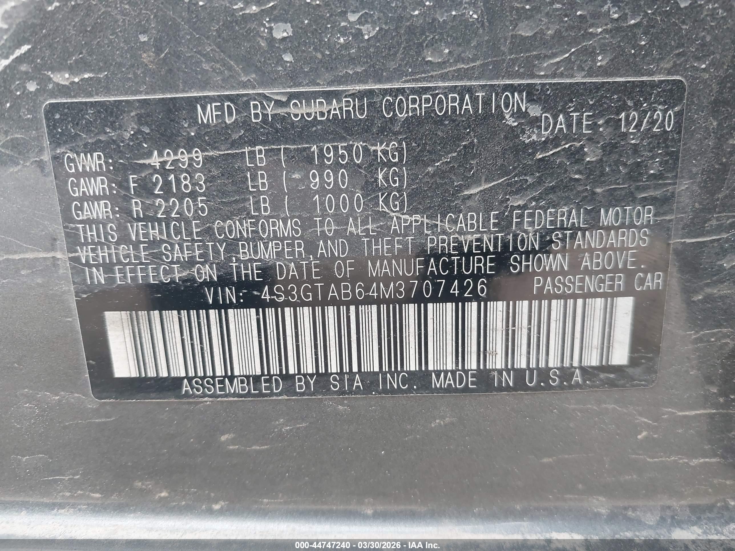 SUBARU IMPREZA image 9