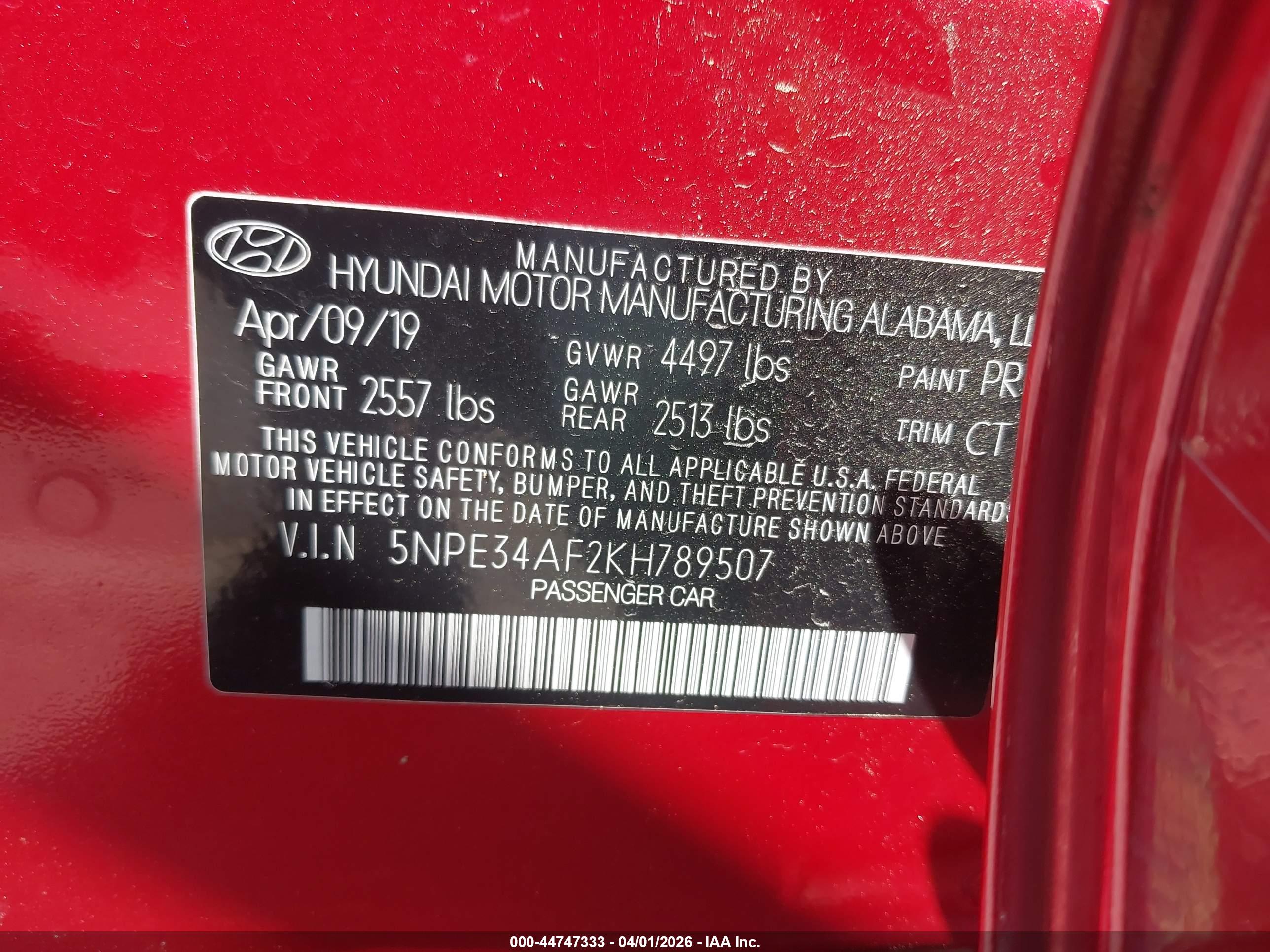 HYUNDAI SONATA image 9