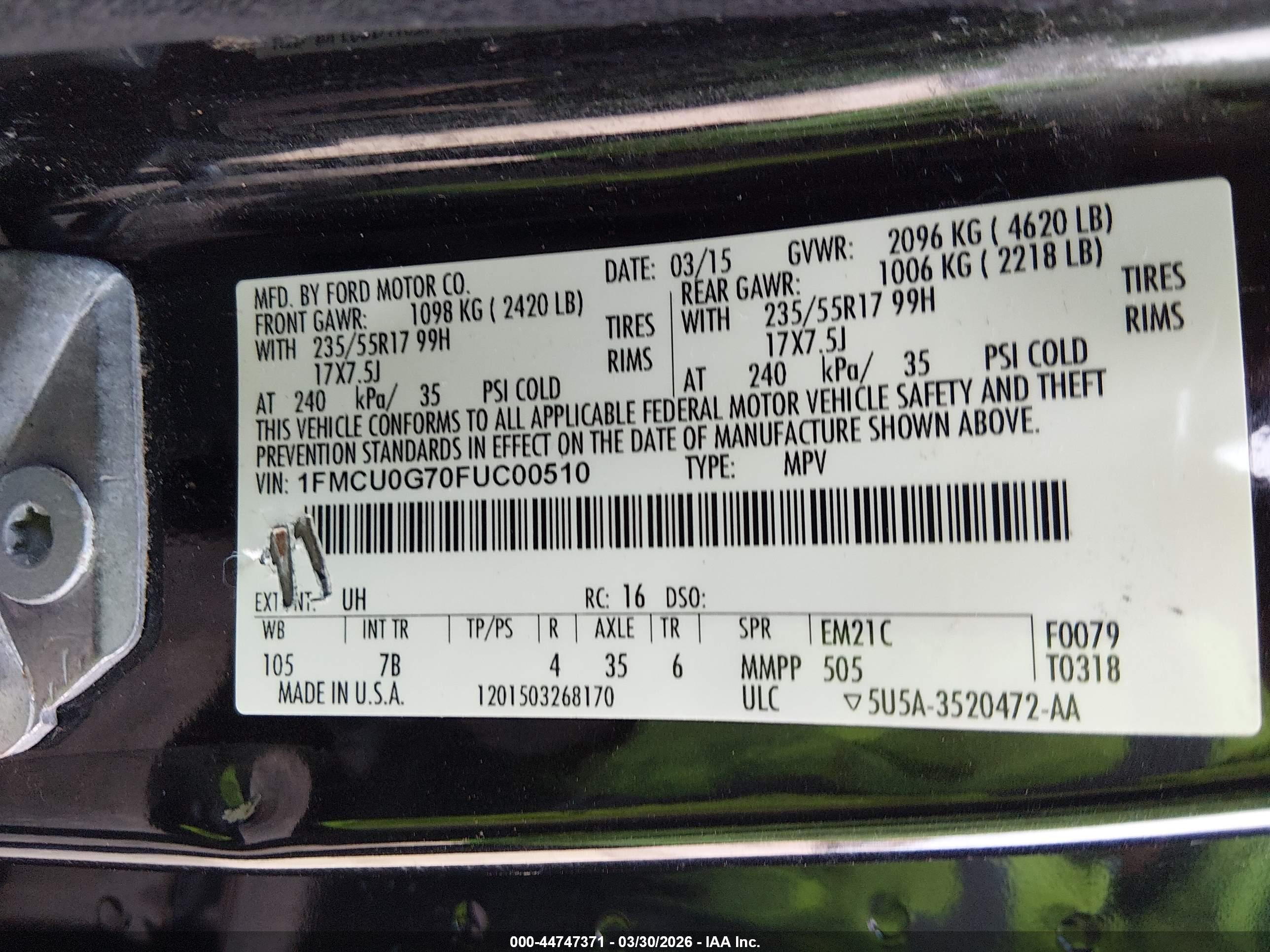 FORD ESCAPE image 9