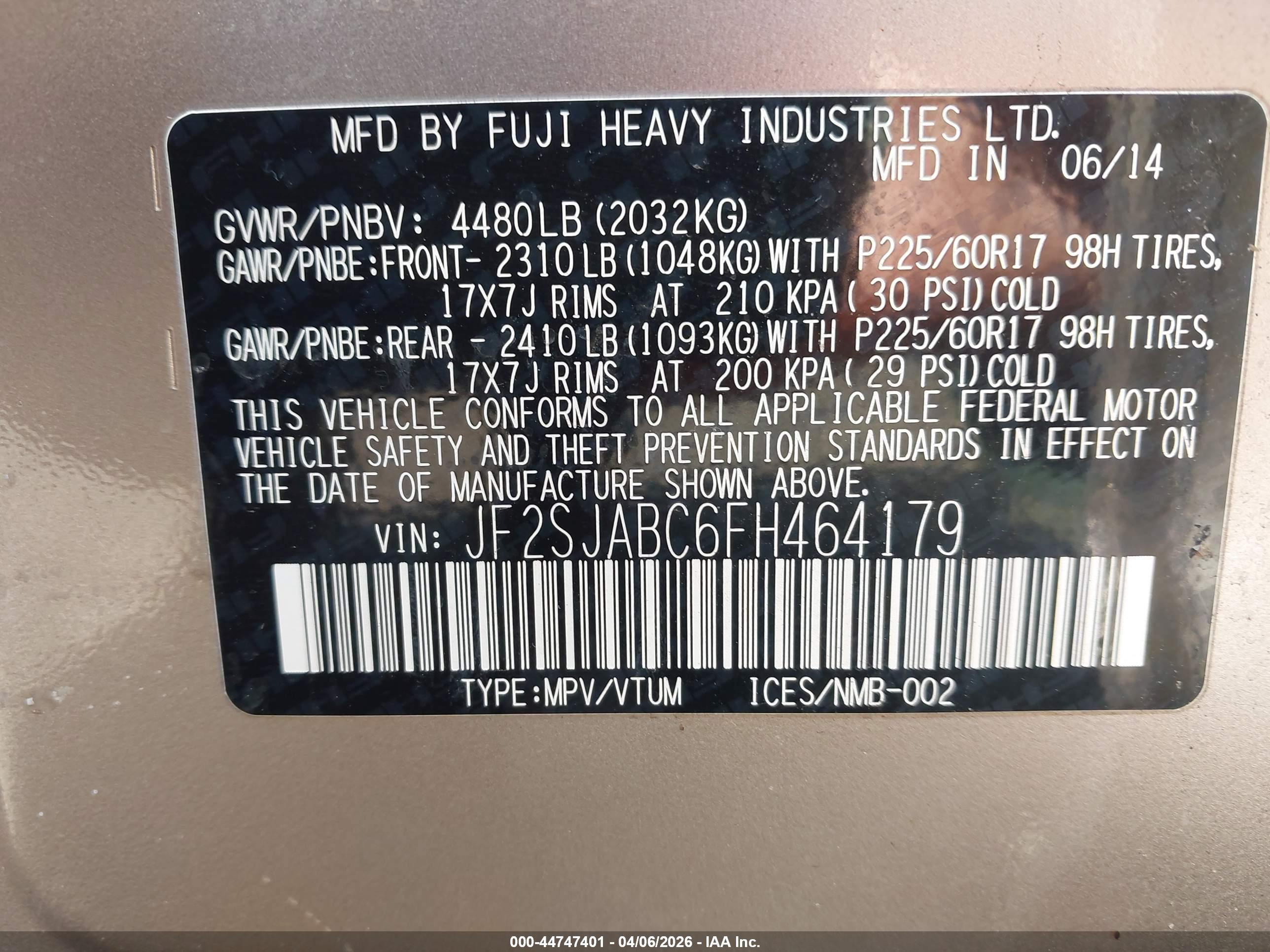 SUBARU FORESTER image 9
