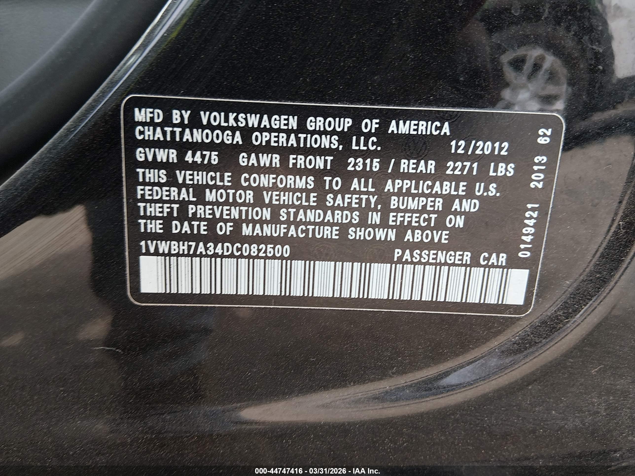 VOLKSWAGEN PASSAT image 9