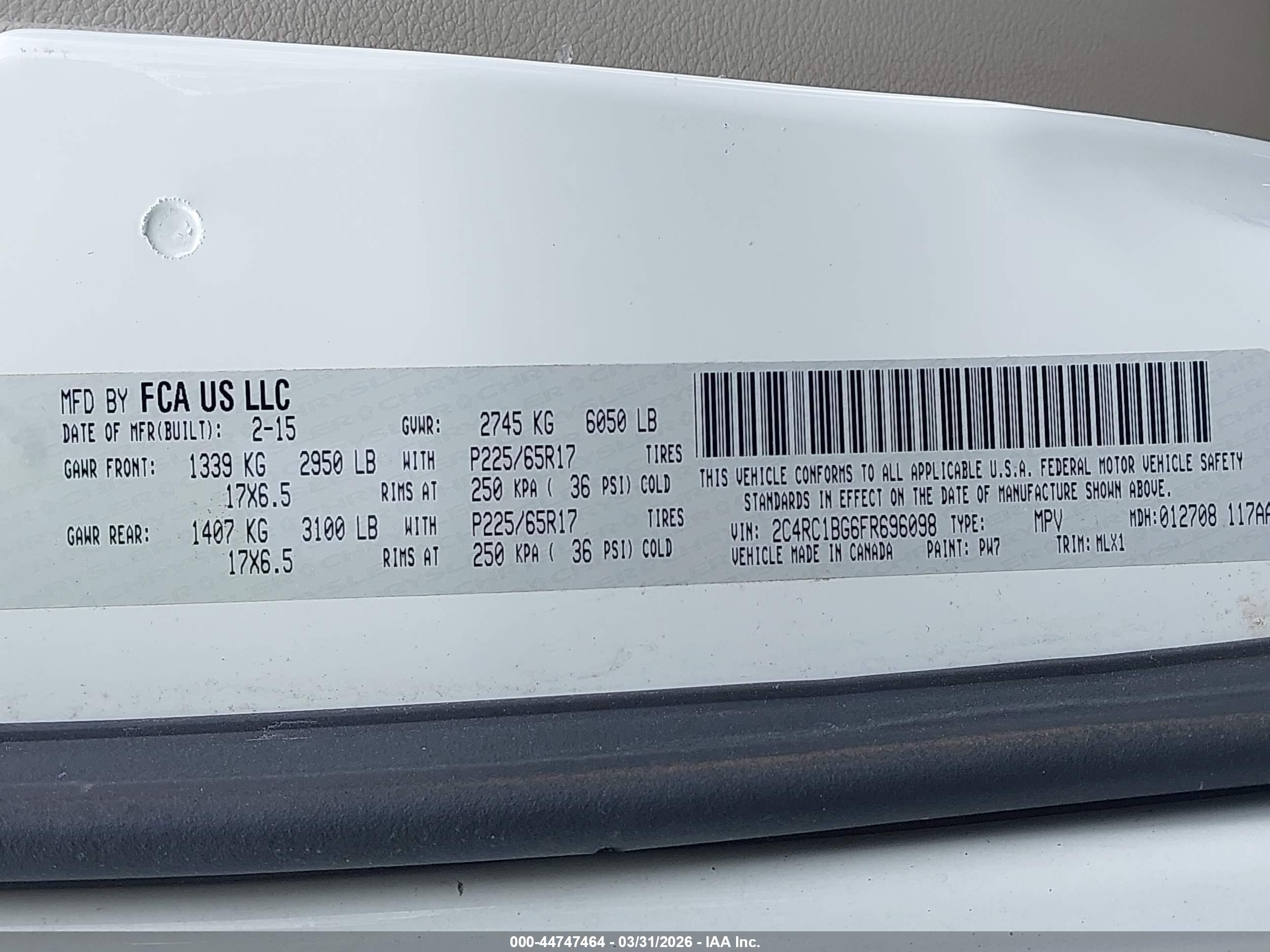 CHRYSLER TOWN image 9