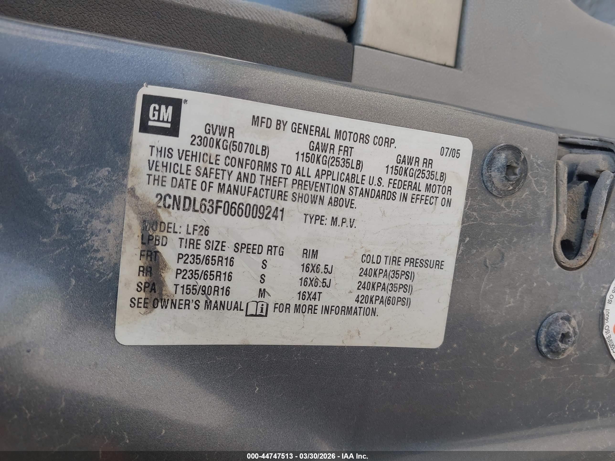 CHEVROLET EQUINOX image 9