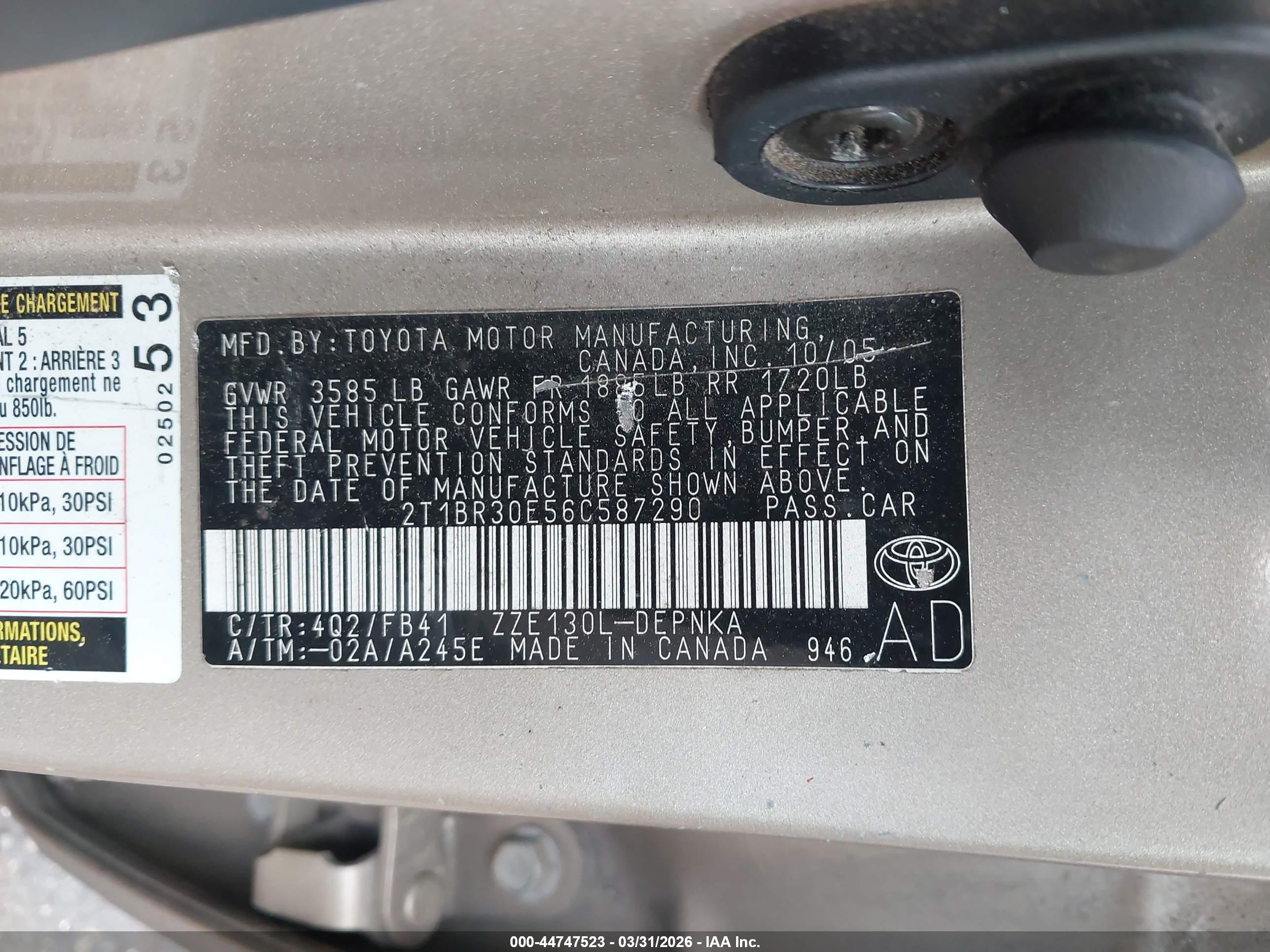 TOYOTA COROLLA image 9