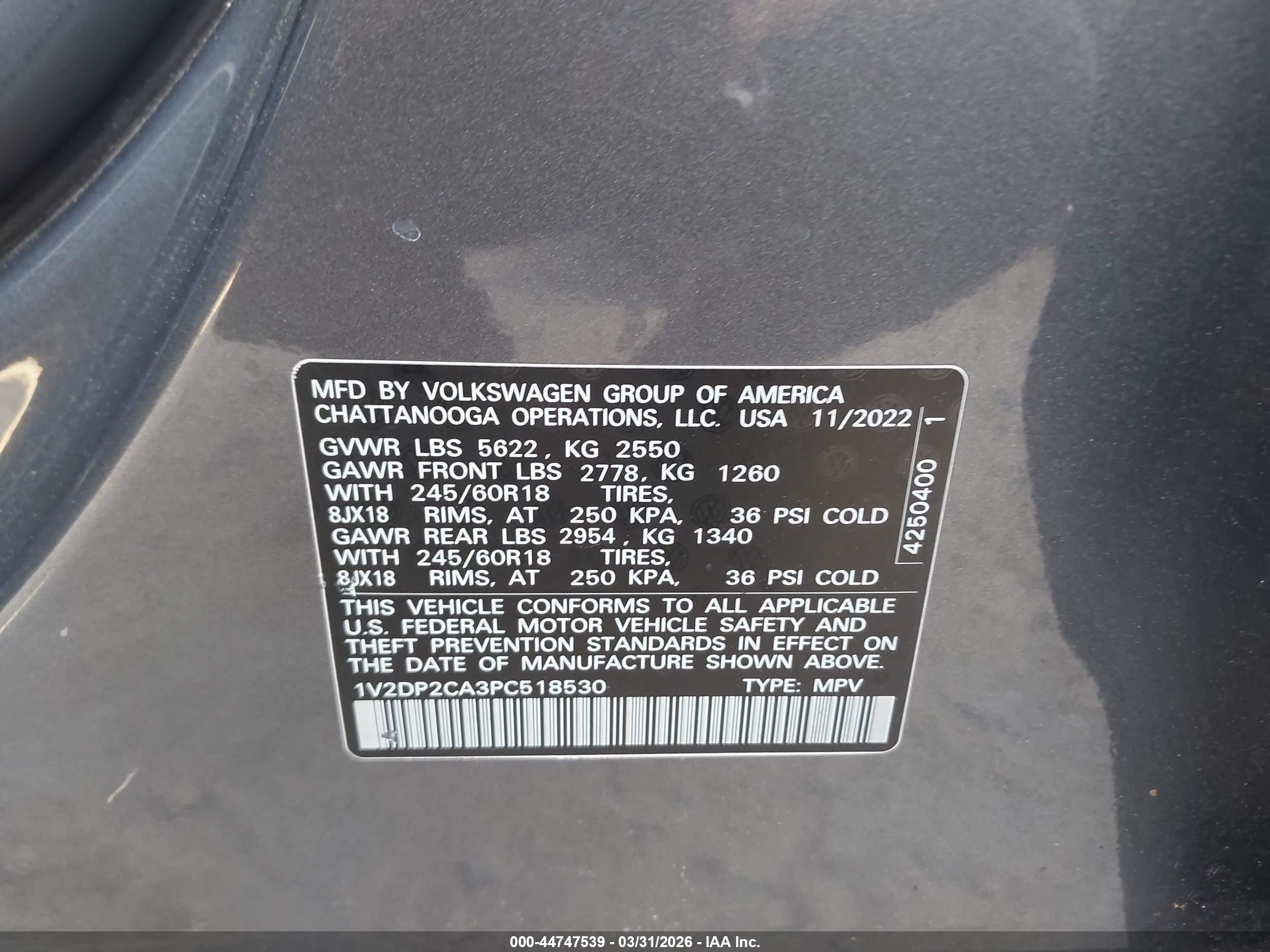 VOLKSWAGEN ATLAS image 9