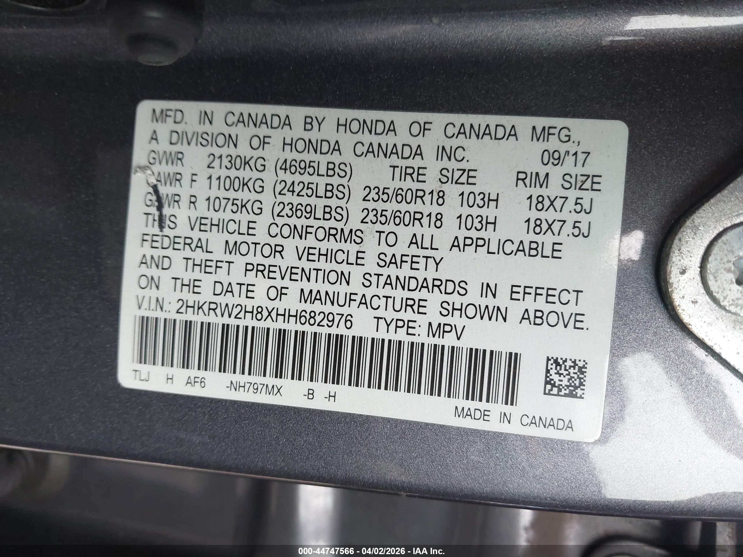 HONDA CR-V image 9