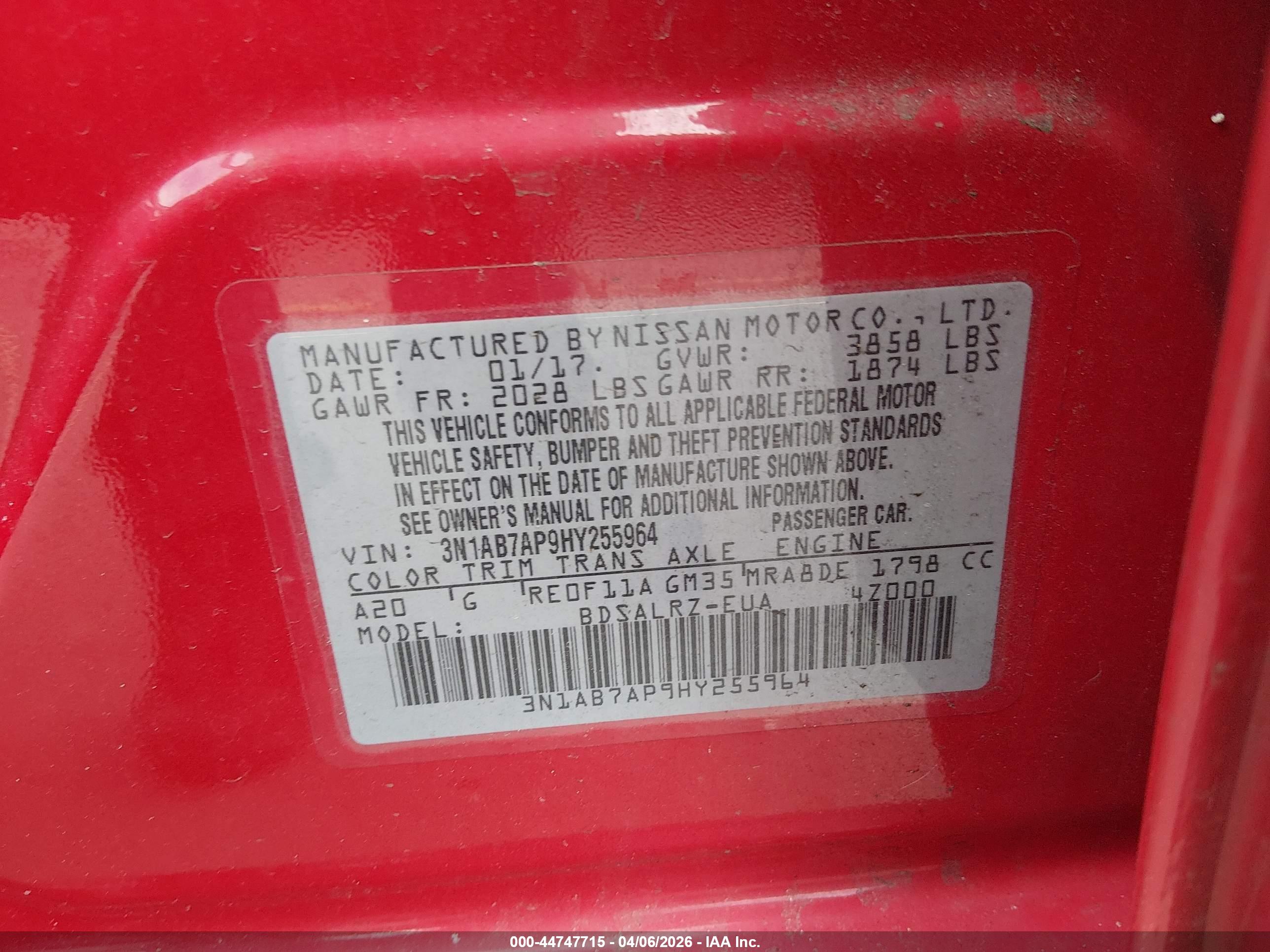 NISSAN SENTRA image 9