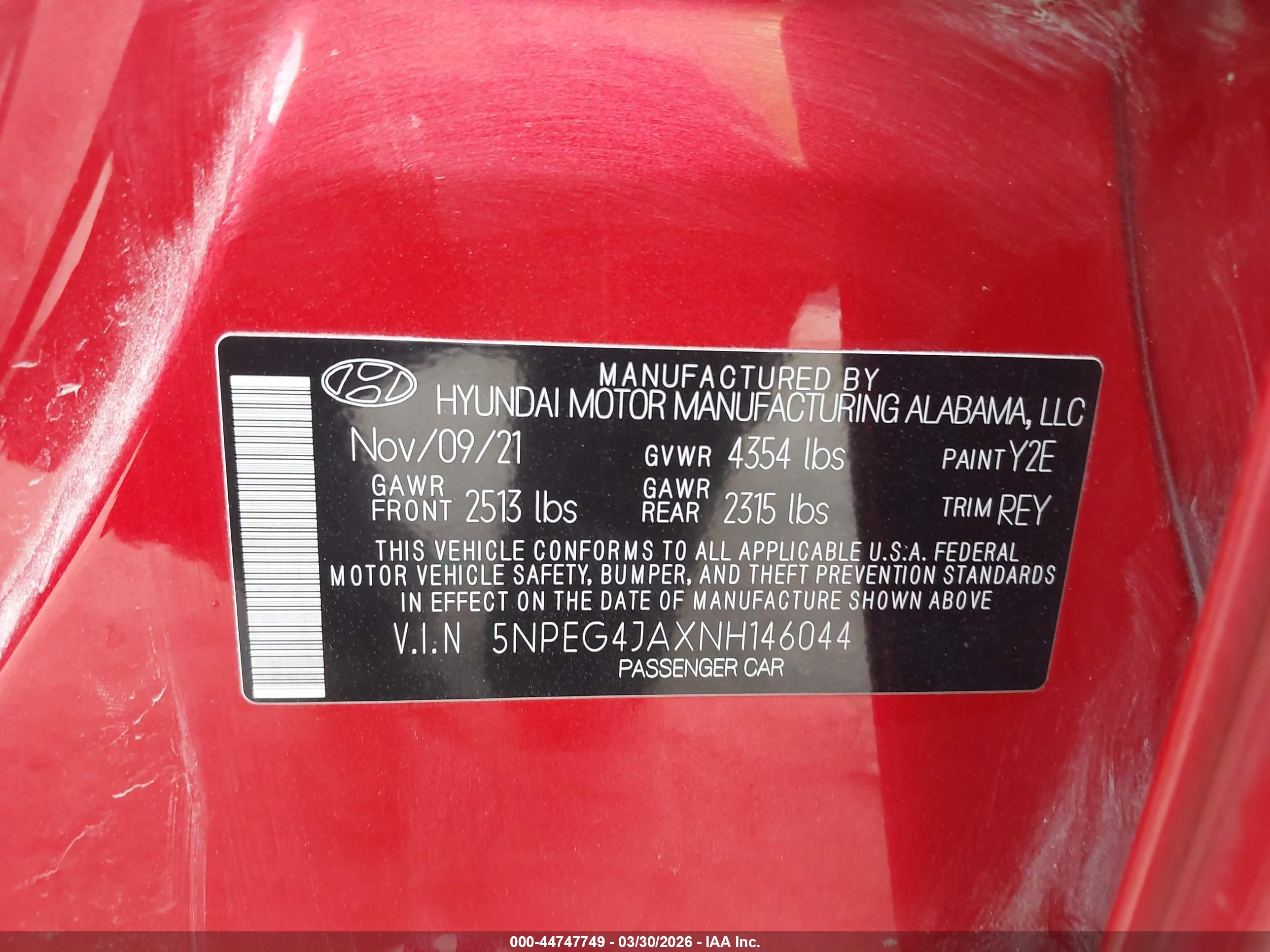 HYUNDAI SONATA image 9