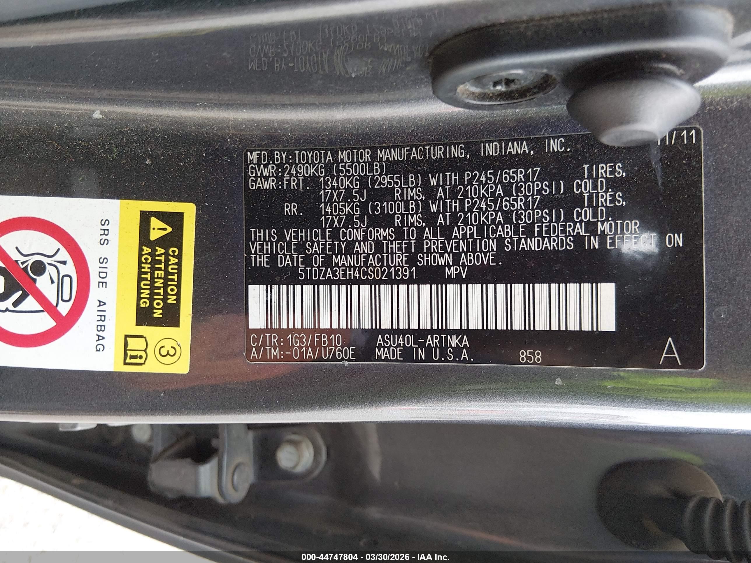 TOYOTA HIGHLANDER image 9
