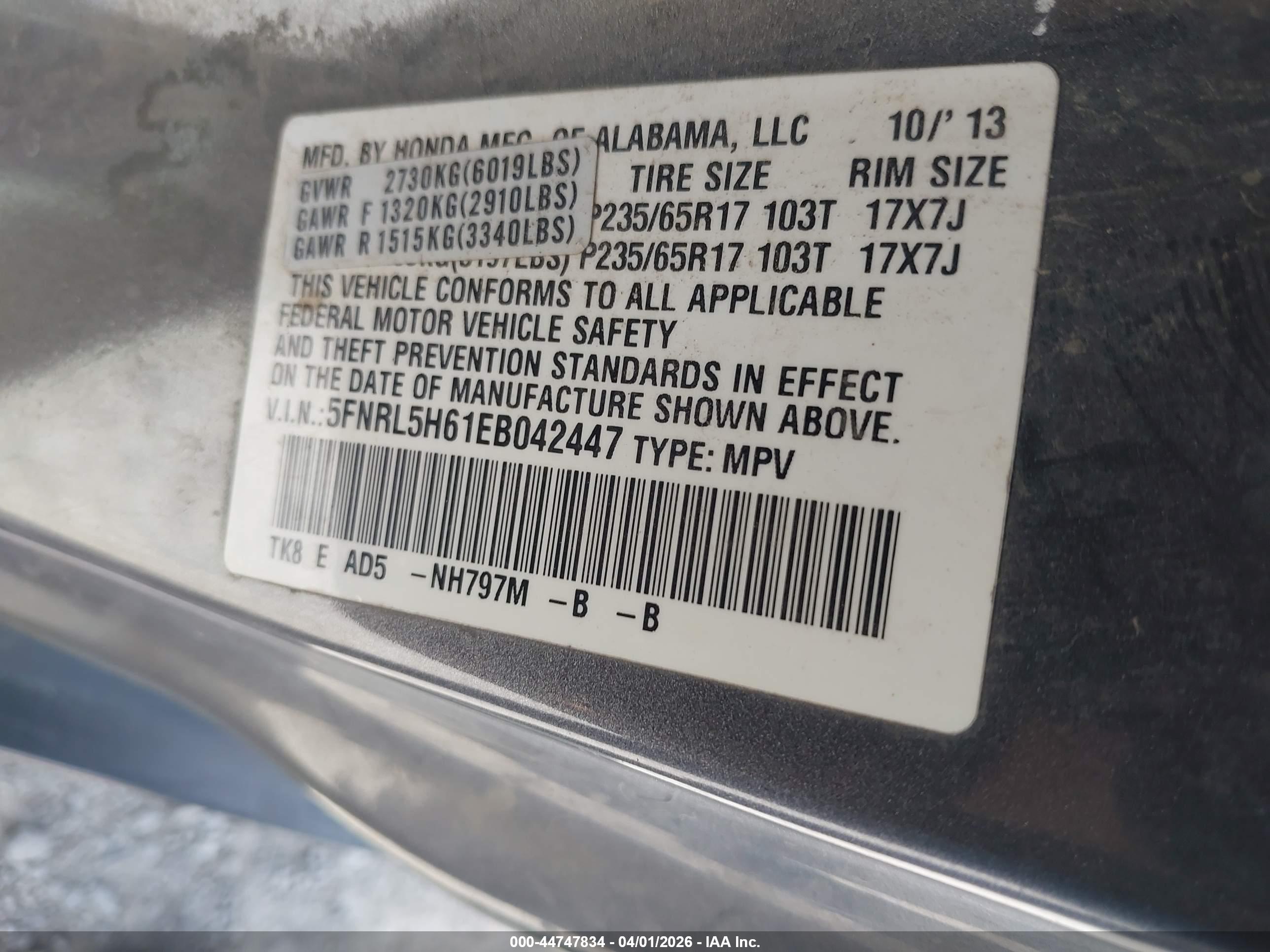 HONDA ODYSSEY image 9